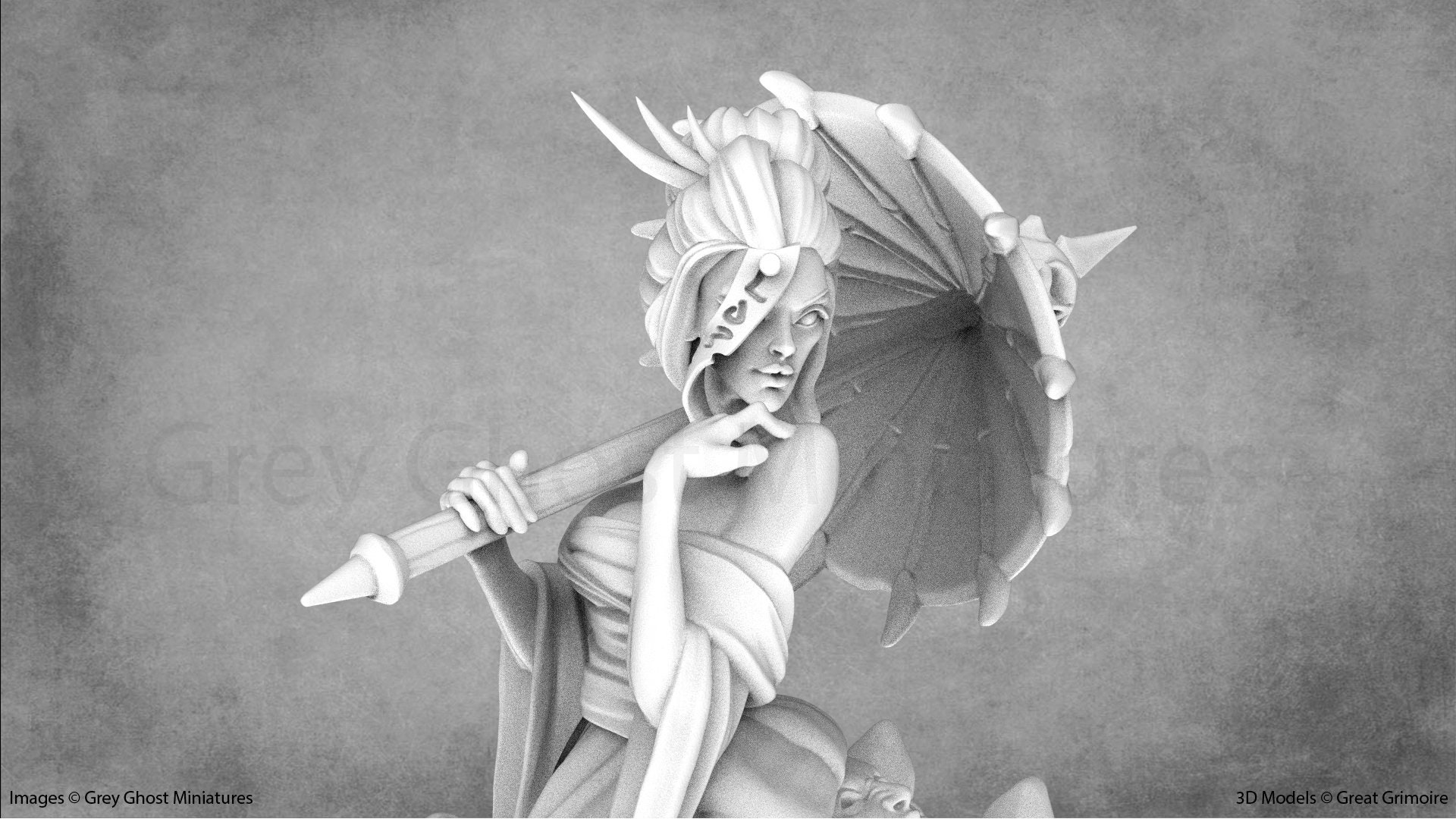 Jorōgumo Unmasker of Faces Jorogumo Miniatures Japanese