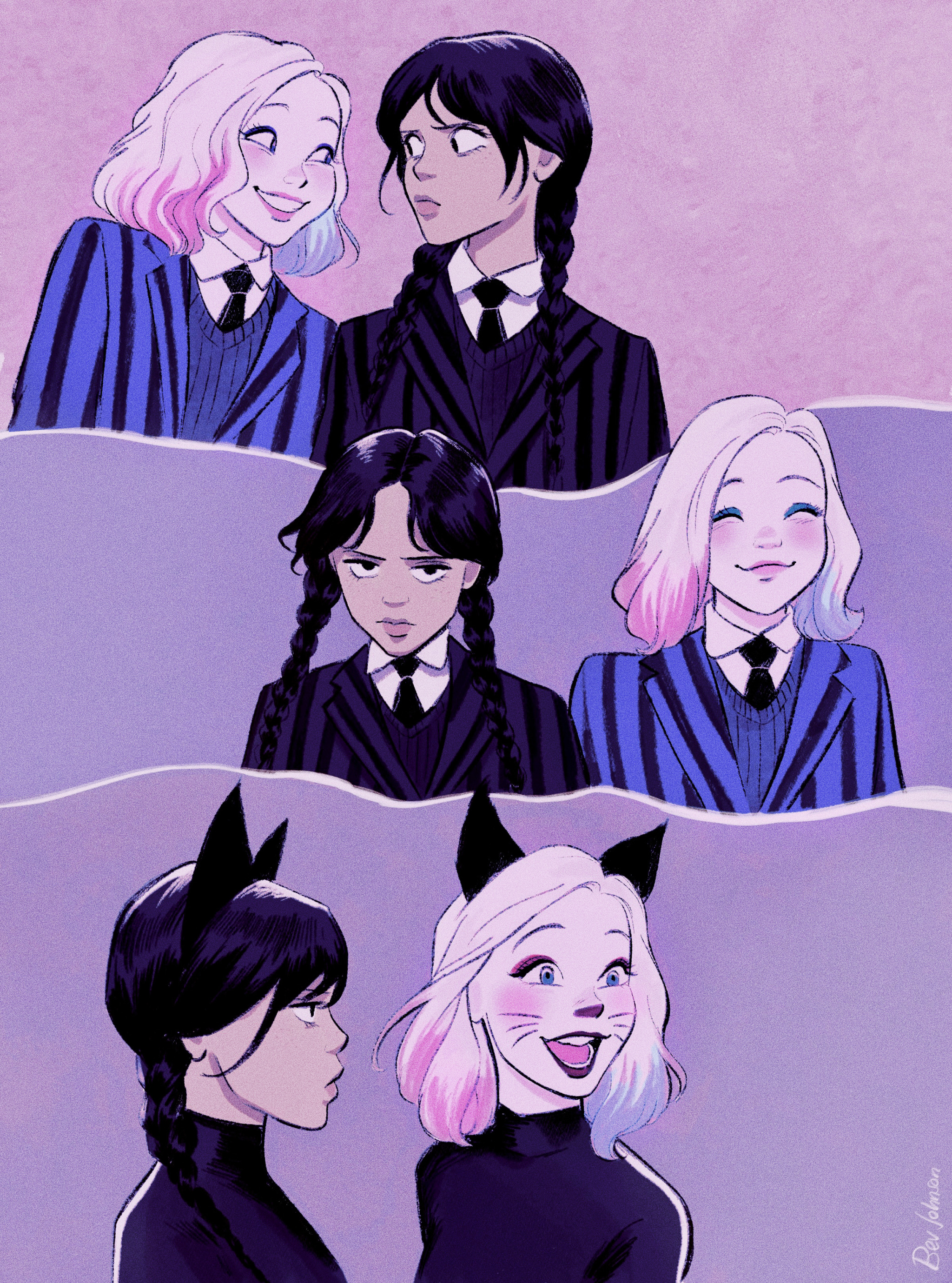 Wednesday & Enid