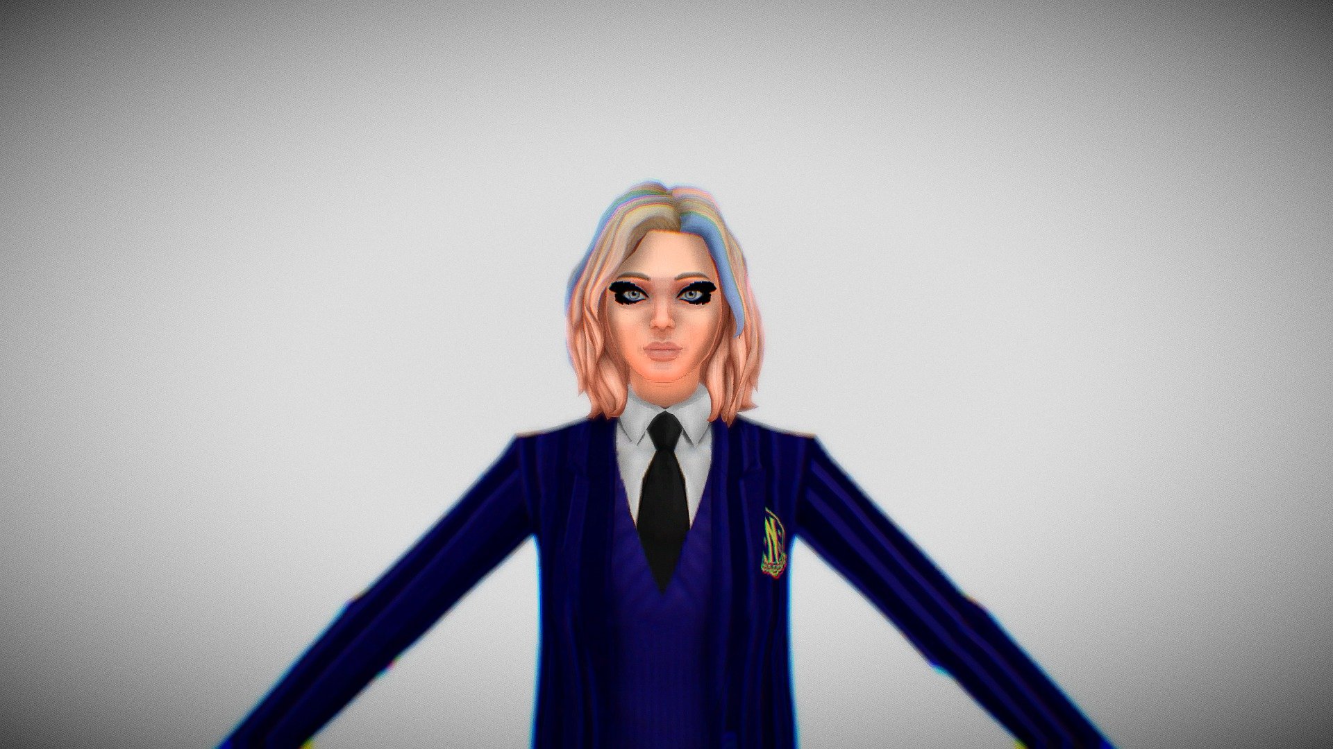 Wednesday Sinclair (FV) 3D Model + DL Free 3D model by HiGuys920 [03089a6]