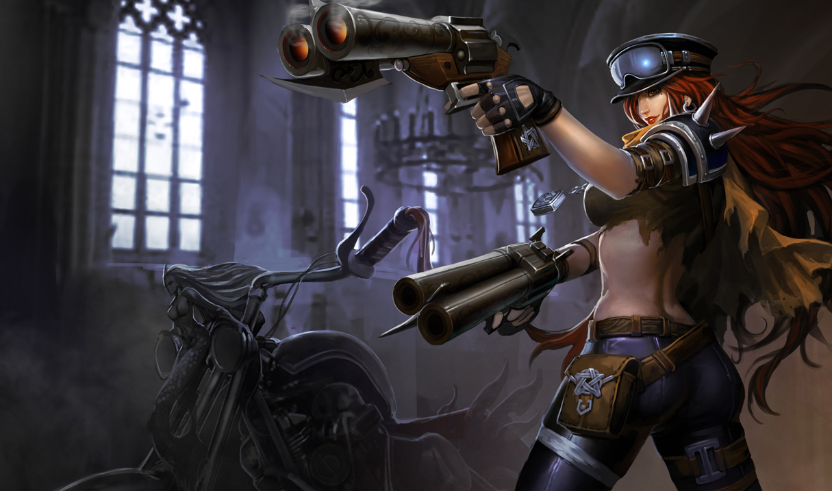 Road Warrior Miss Fortune Skin of Legends Wallpaper