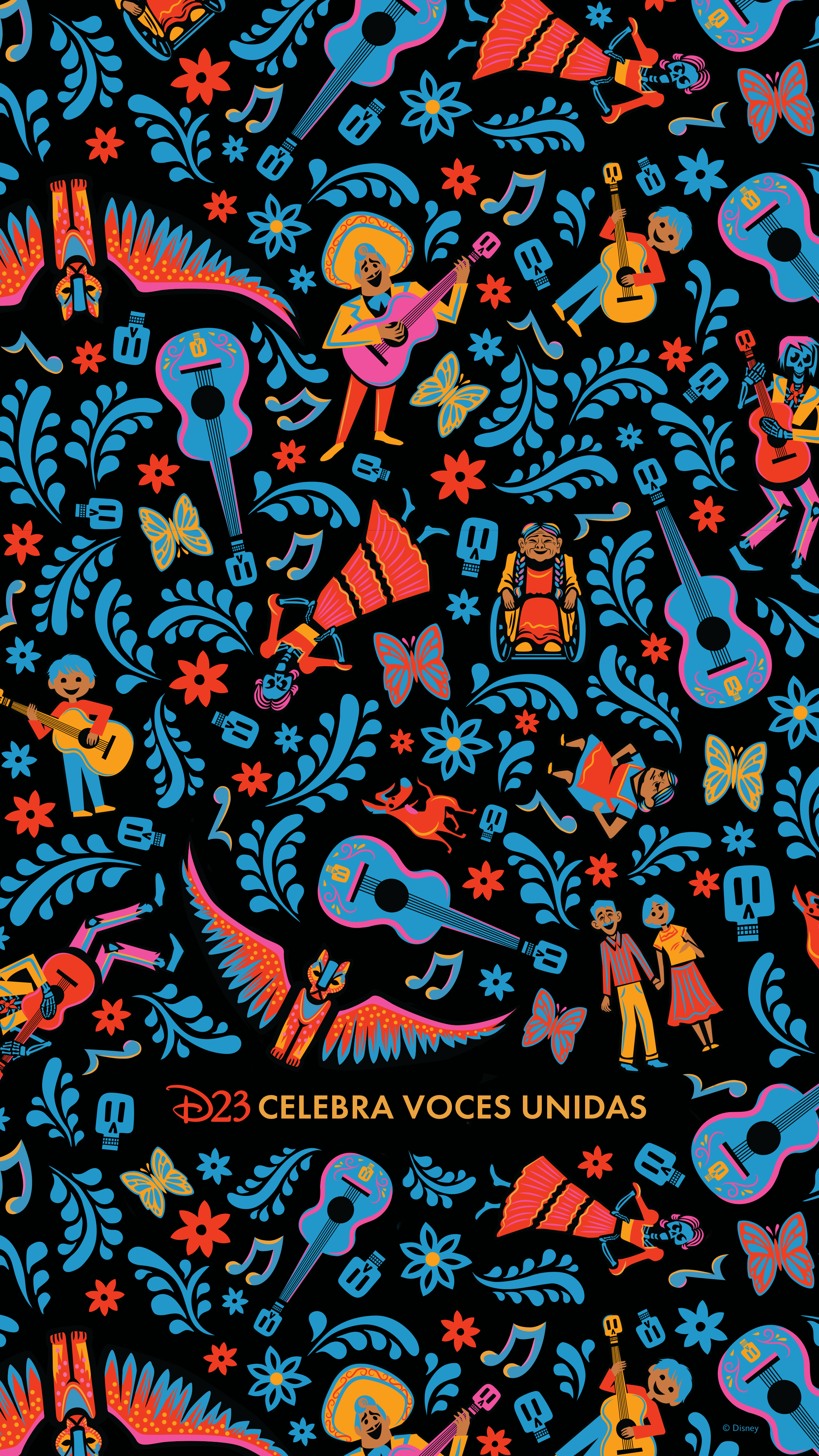 Hispanic Latino Heritage Month IPhone Background (1080x1920)