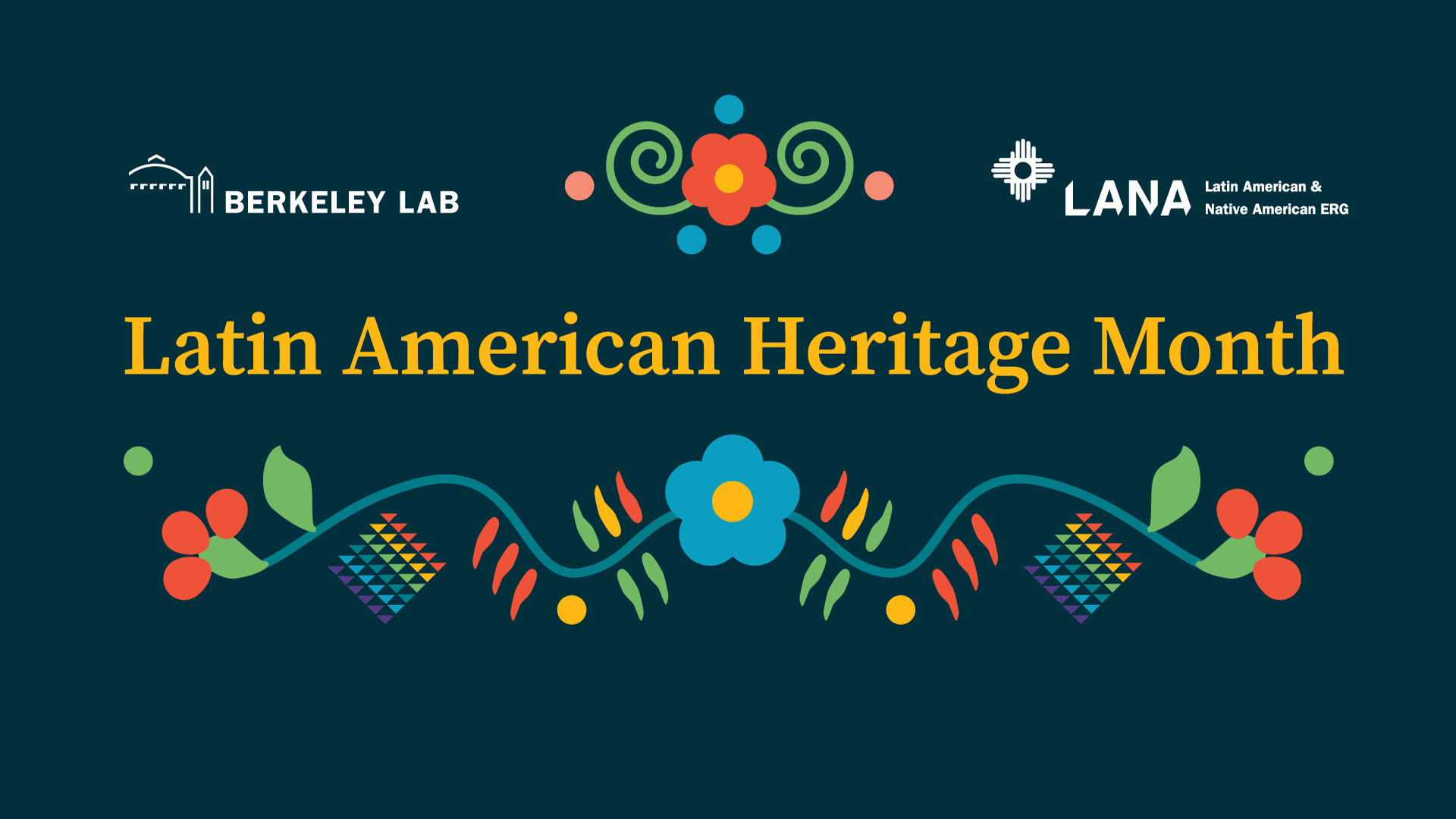 Latin American Heritage Month Zoom Background