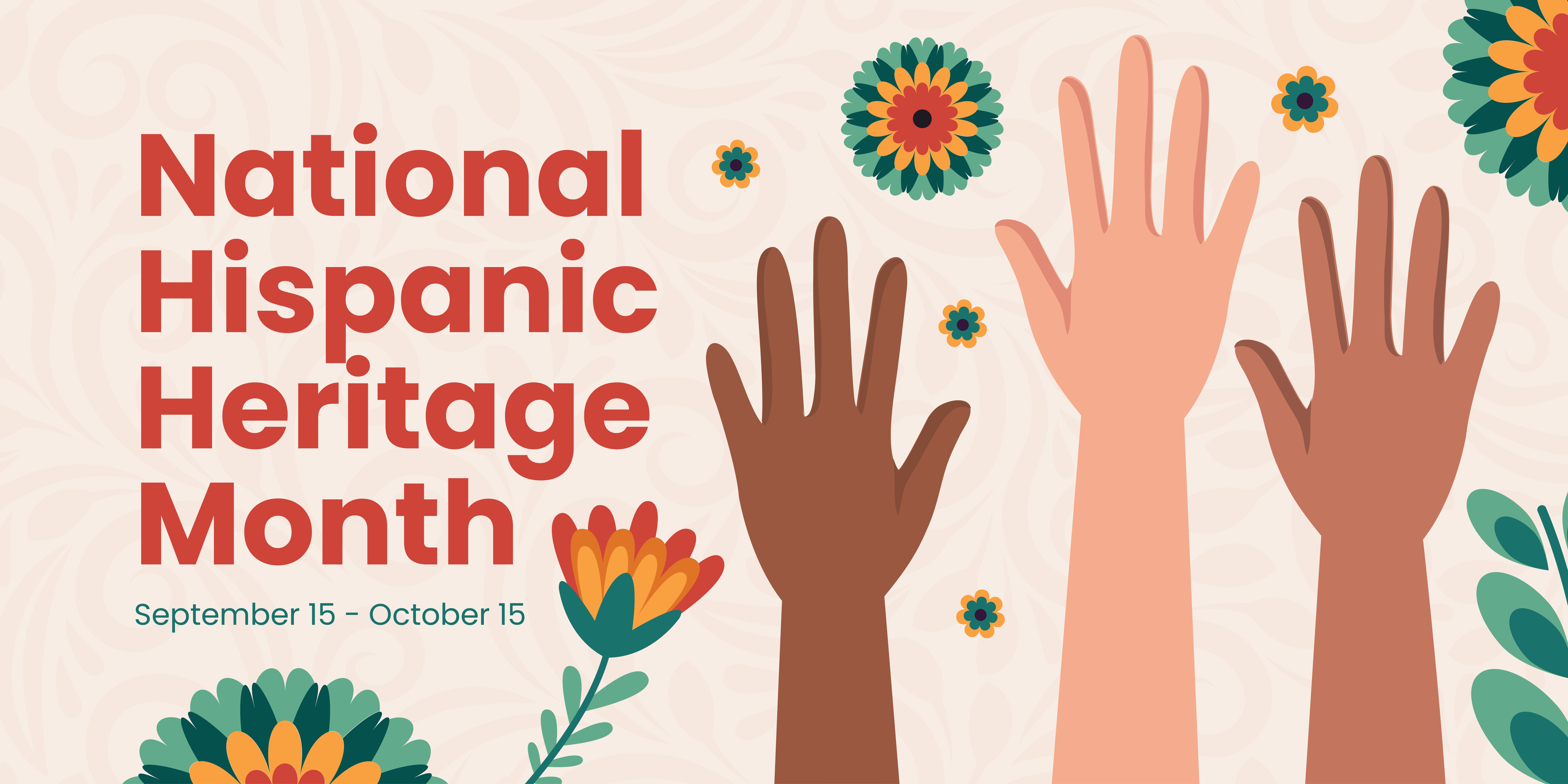 Free National Hispanic Heritage Month Banner in Illustrator, PSD, EPS, SVG, JPG, PNG