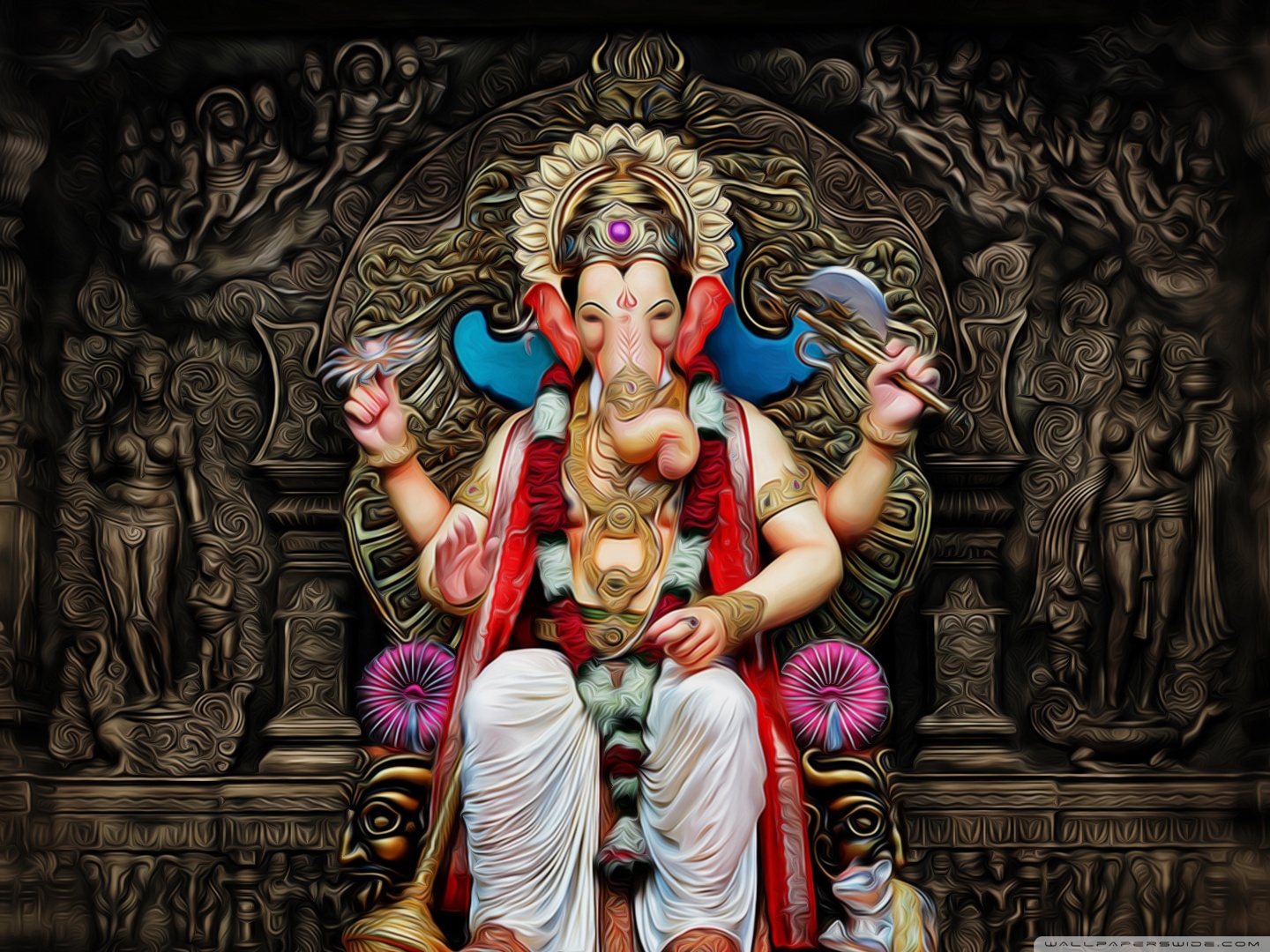 Ganesha Ultra HD Desktop Background Wallpaper for 4K UHD TV, Widescreen & UltraWide Desktop & Laptop, Tablet