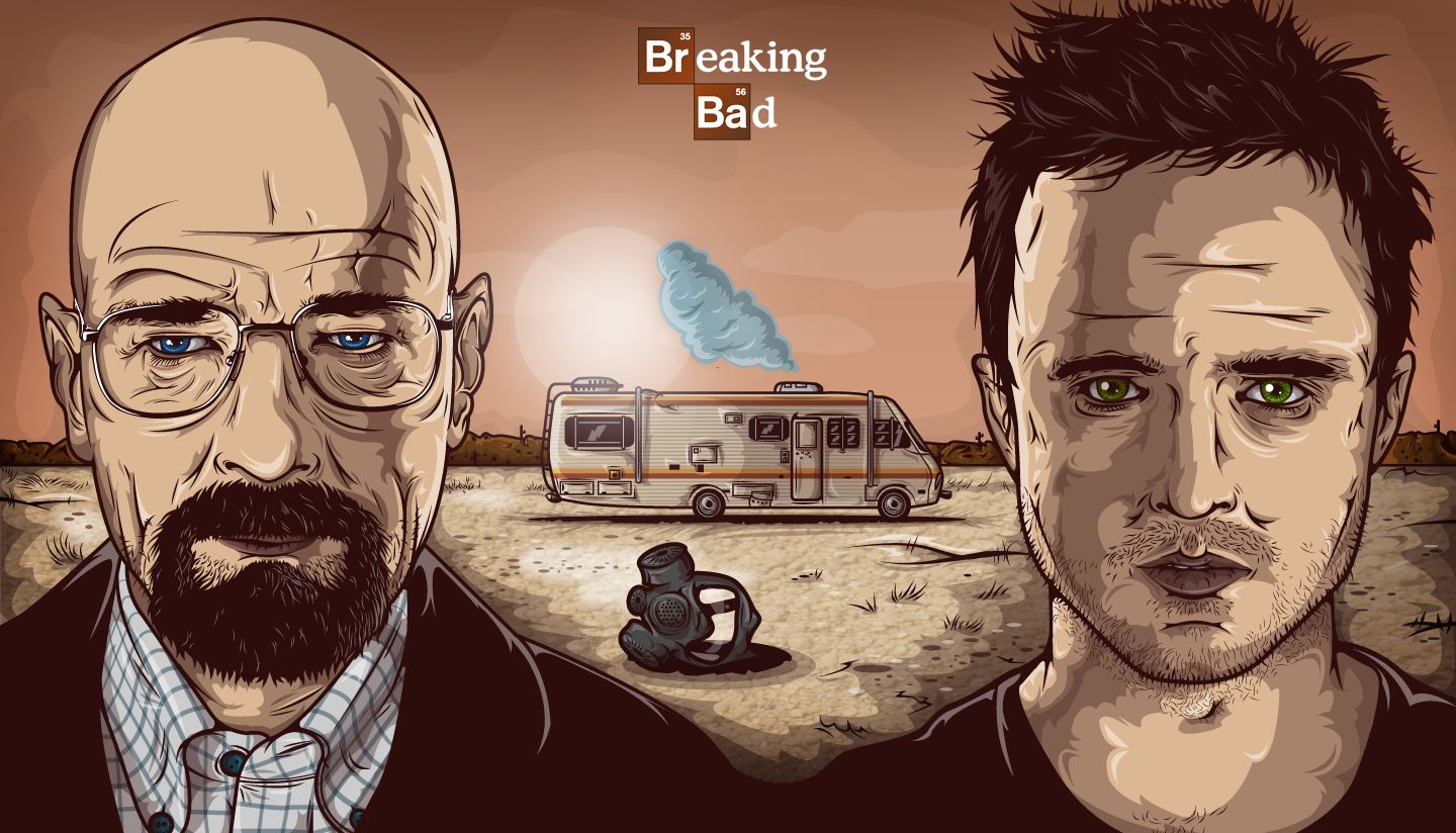 HD desktop wallpaper: Breaking Bad, Tv Show, Walter White, Jesse Pinkman download free picture