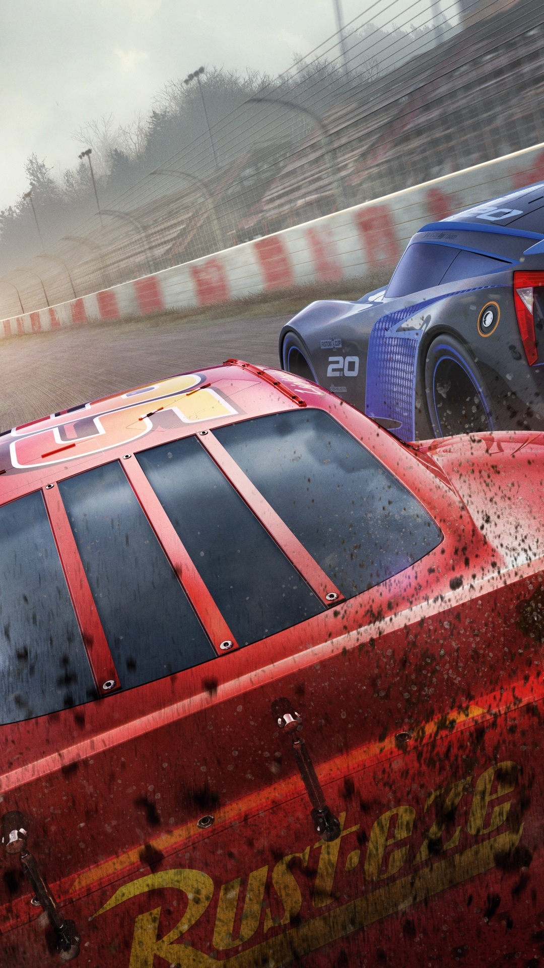 Wallpaper / Movie Cars 3 Phone Wallpaper, Lightning McQueen, Cruz Ramirez, Jackson Storm, 1080x1920 free download