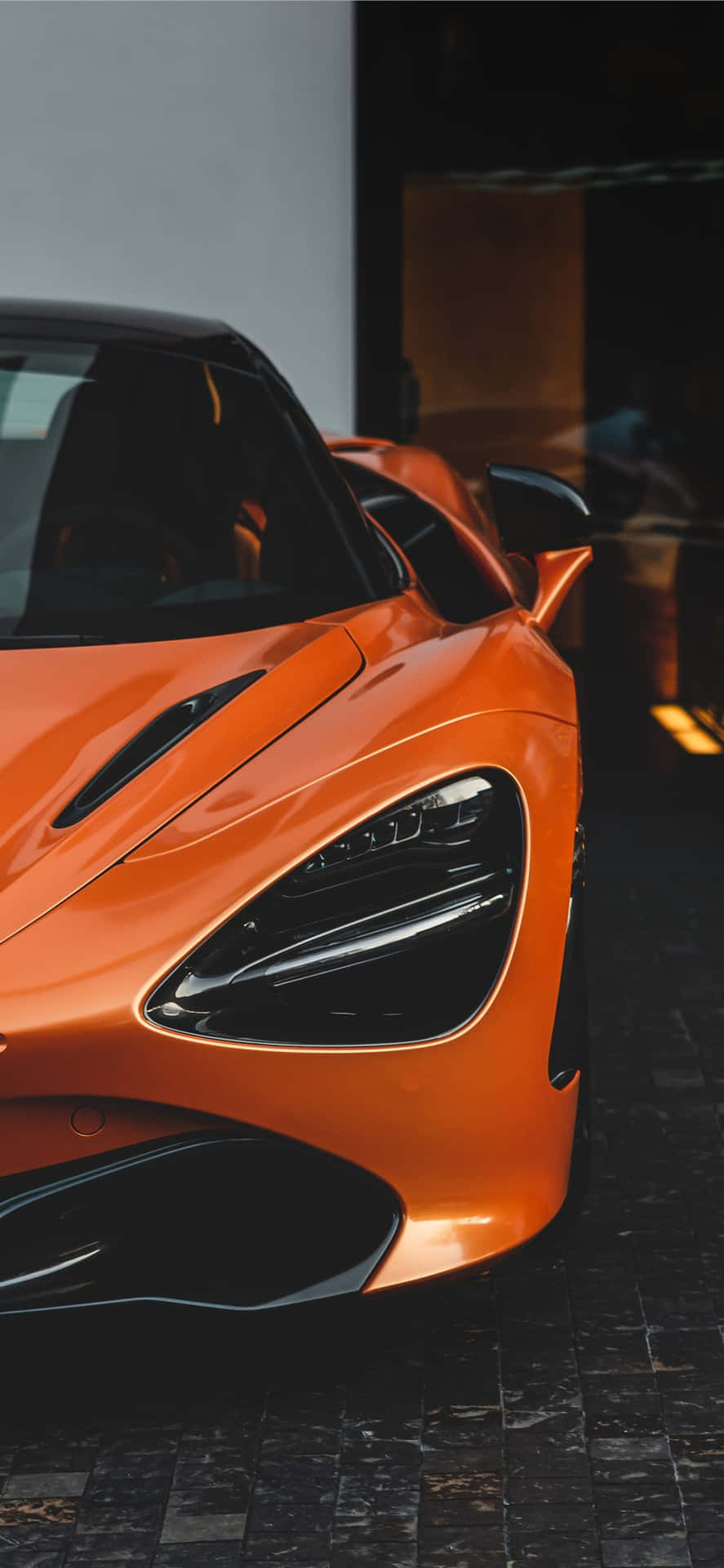 Download Supercar Orange McLaren Wallpaper