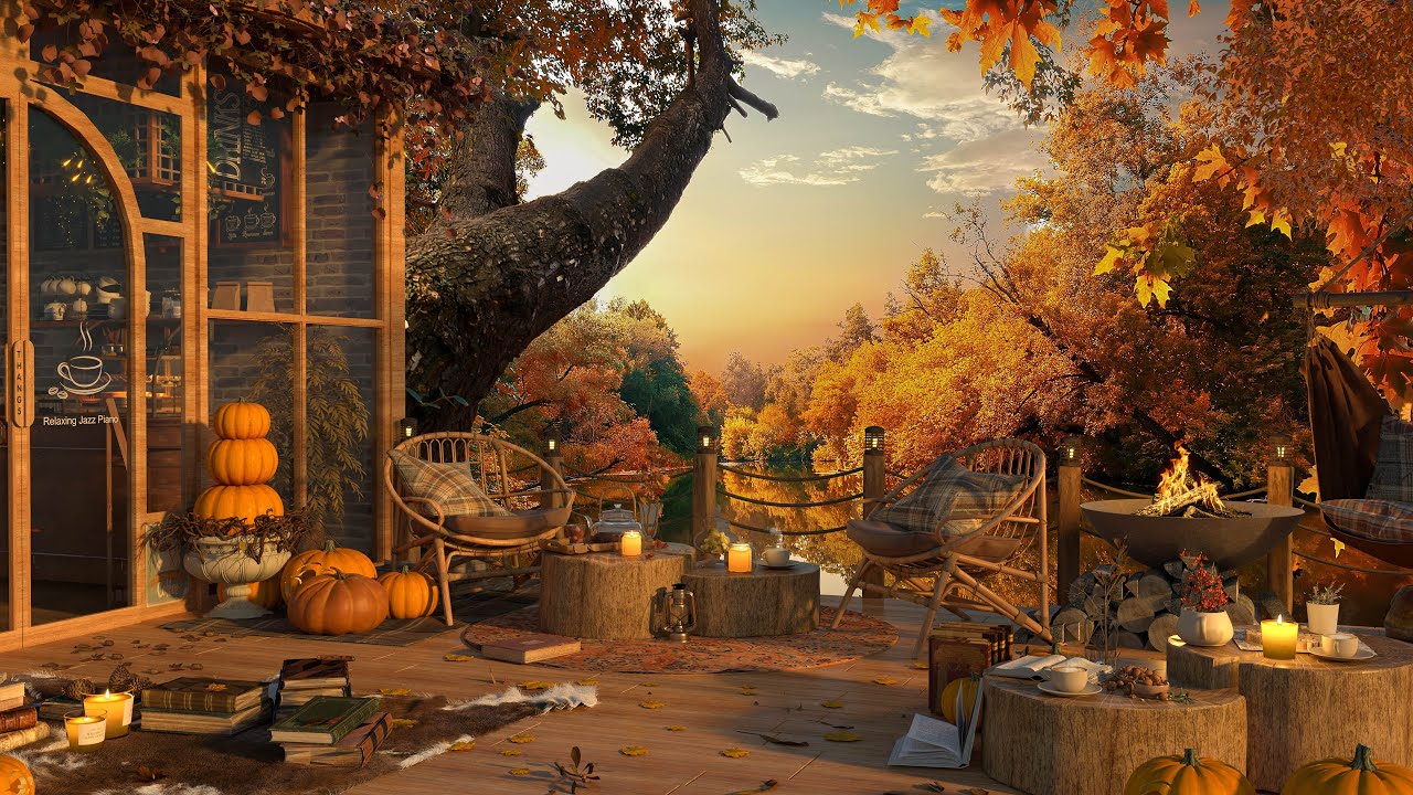 Autumn Cafe Shop Wallpapers - Wallpaper Cave