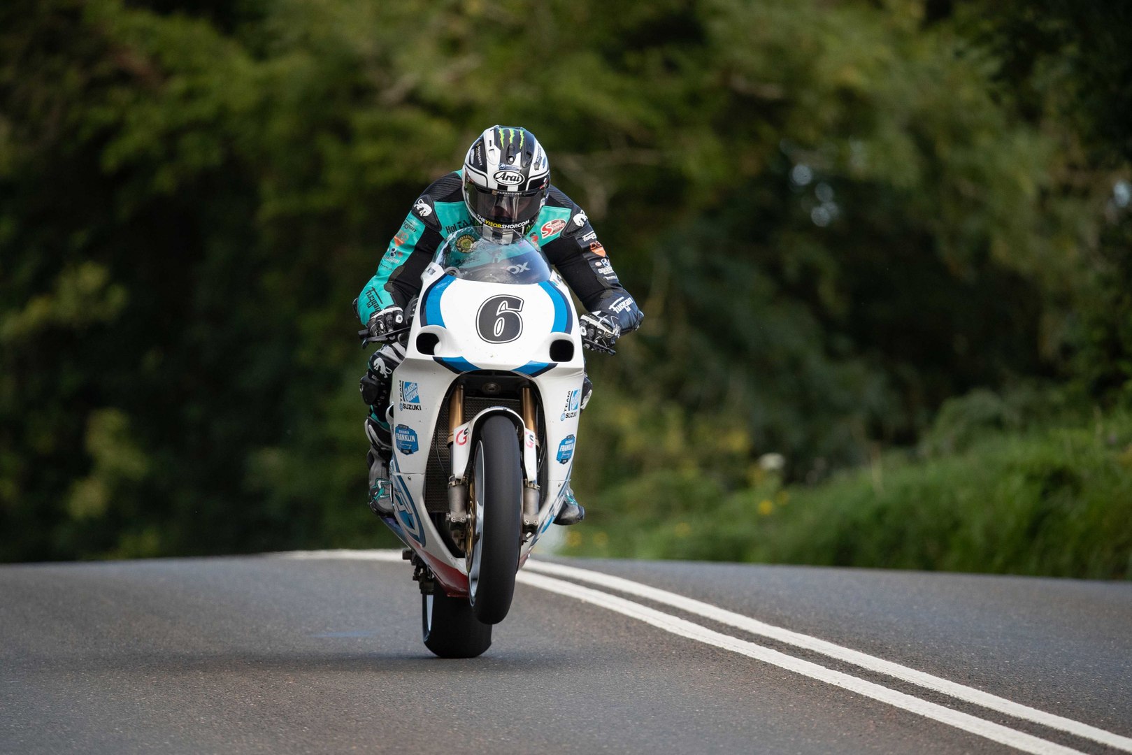 Michael Dunlop's Team Classic Suzuki at Manx Grand Prix