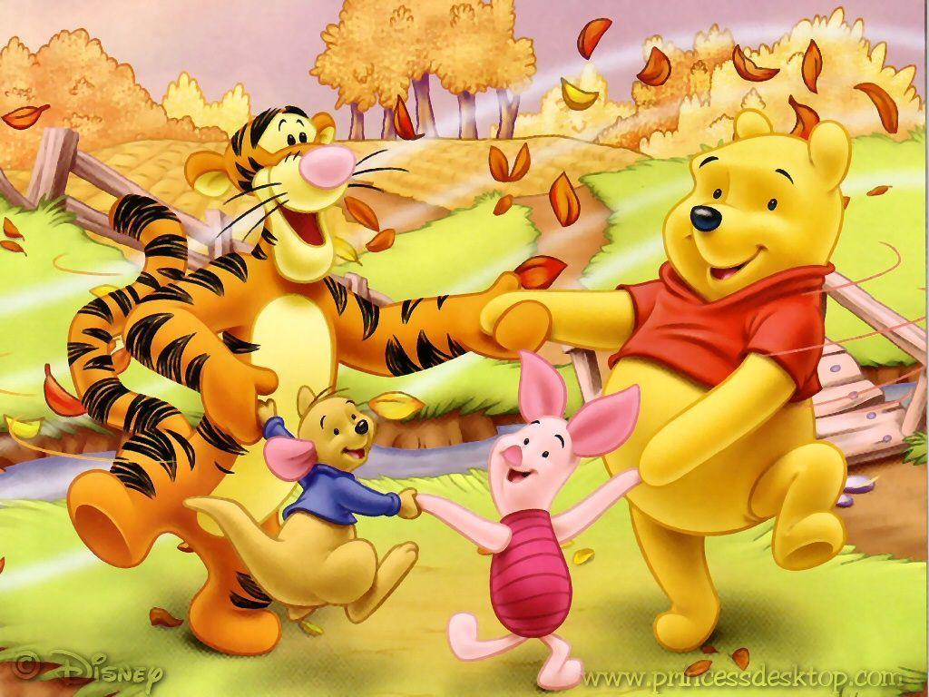 Winnie the Pooh Autumn Wallpaper Free Winnie the Pooh Autumn Background