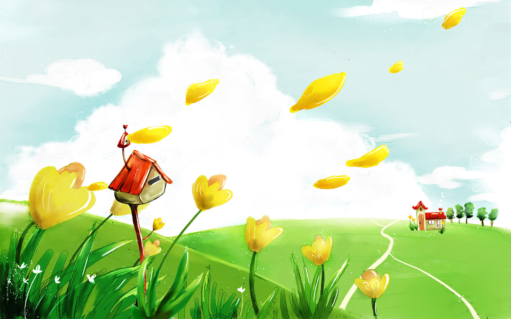 flower wallpaper for kids