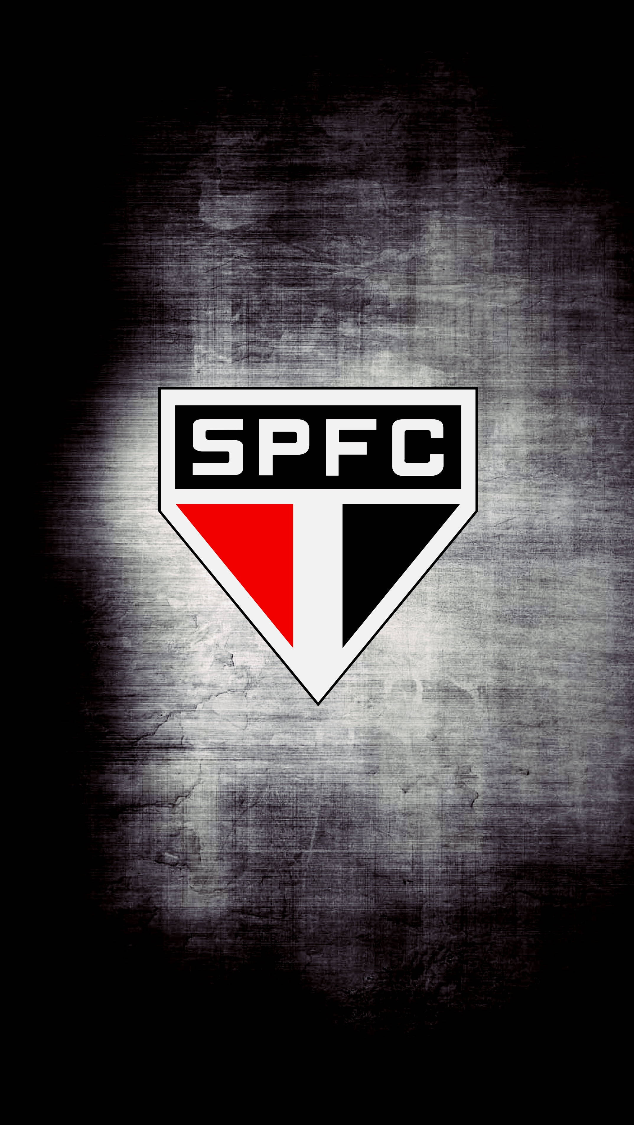 Download Sao Paulo FC Logo Grunge Wallpaper