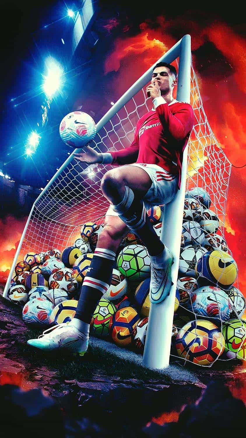 Ronaldo Football Legend iPhone Wallpaper 4K