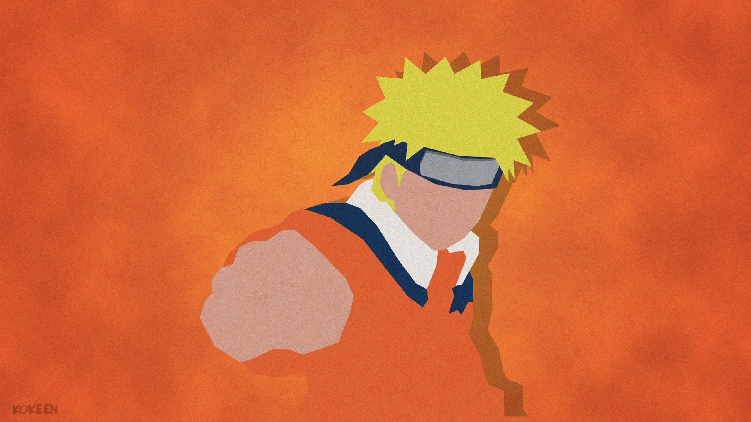 Sasuke Uchiha Wallpaper 4K, AMOLED, Naruto, Minimal art