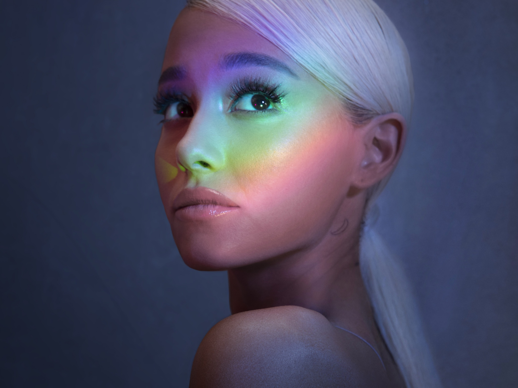 Ariana Grande Wallpaper 4K, No Tears Left To Cry, Pop singer