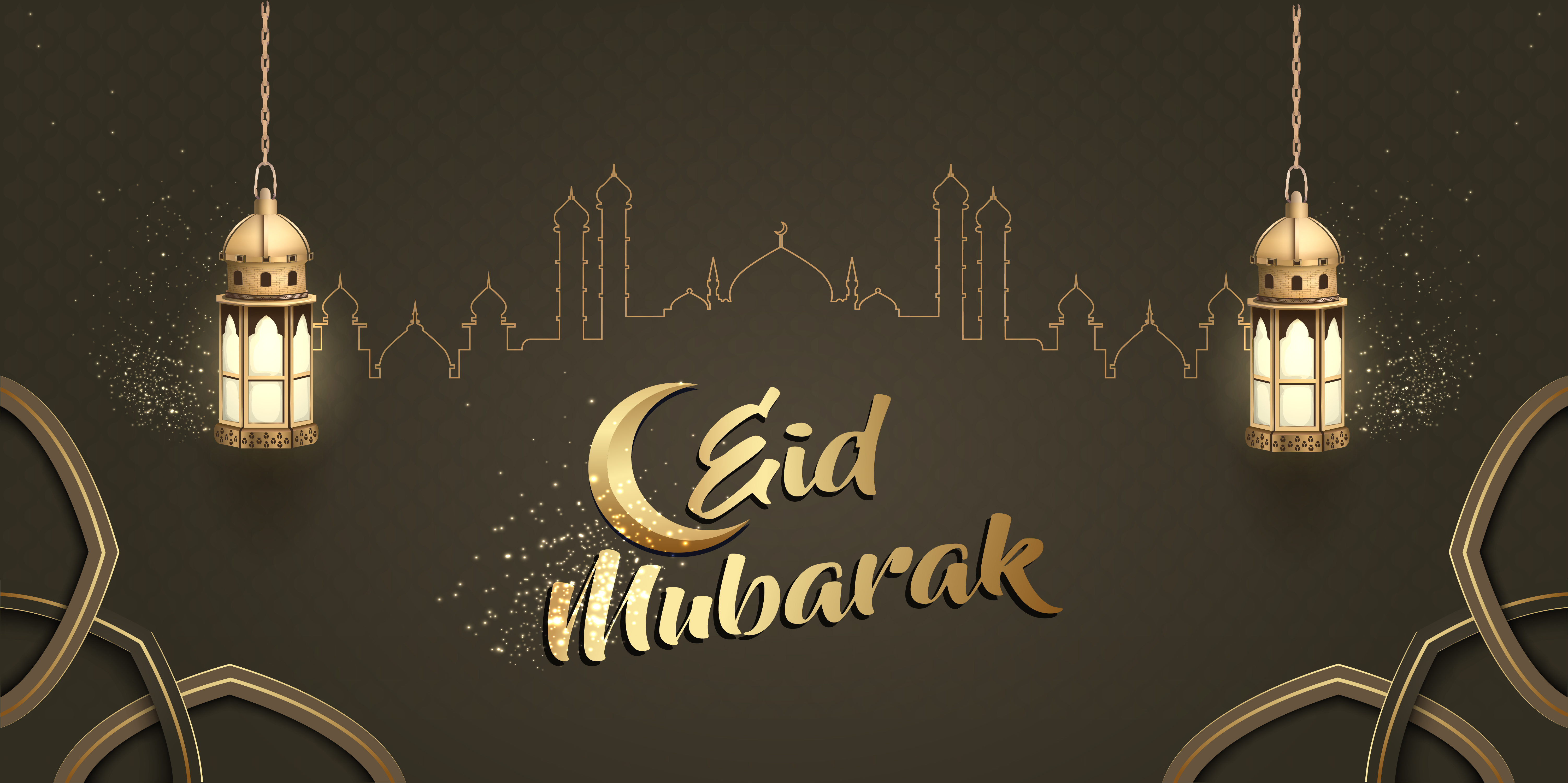 Religious Eid Mubarak 4k Ultra HD Wallpaper