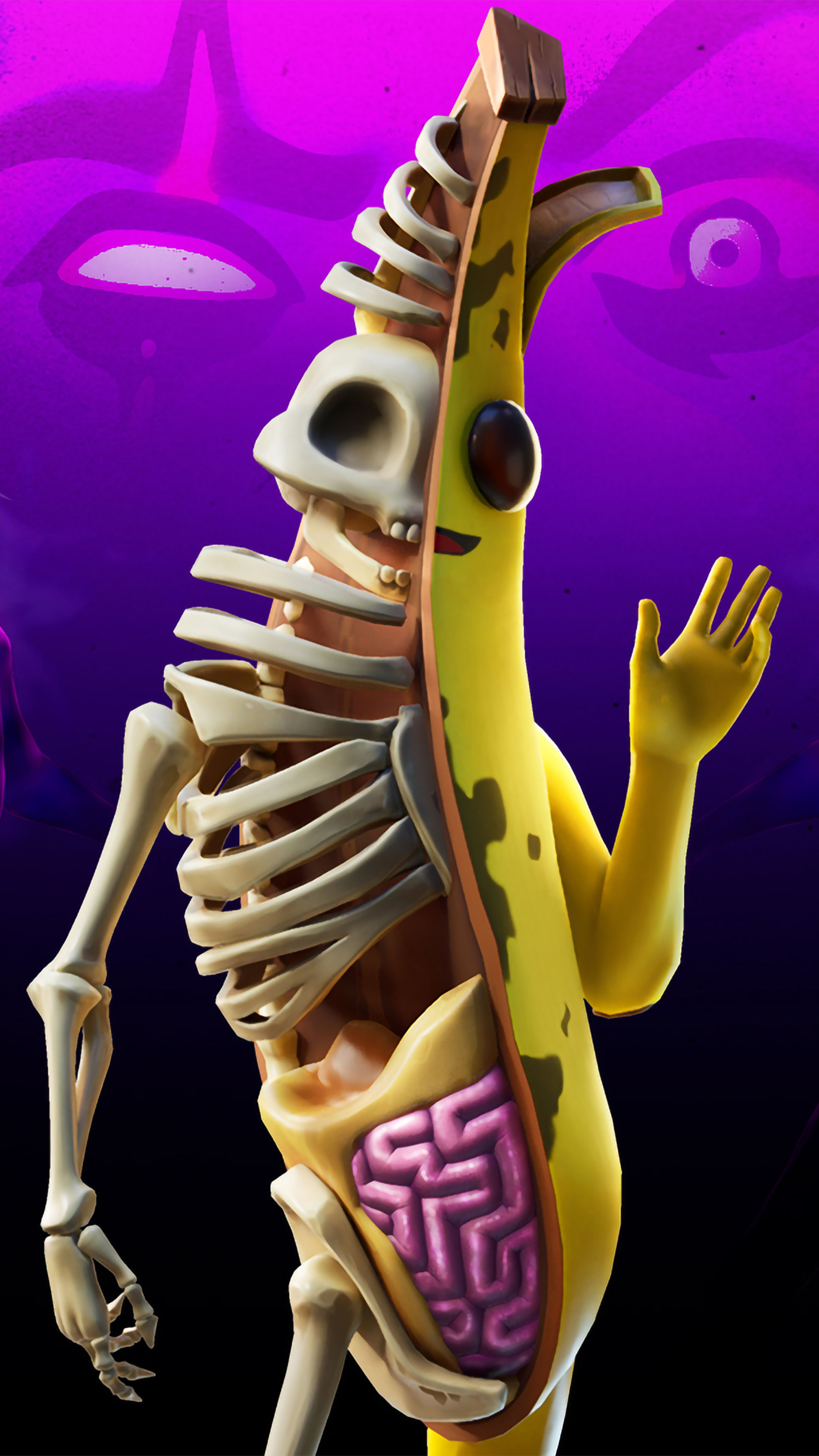 Banana Peely Fortnite 4K Mobile Wallpaper