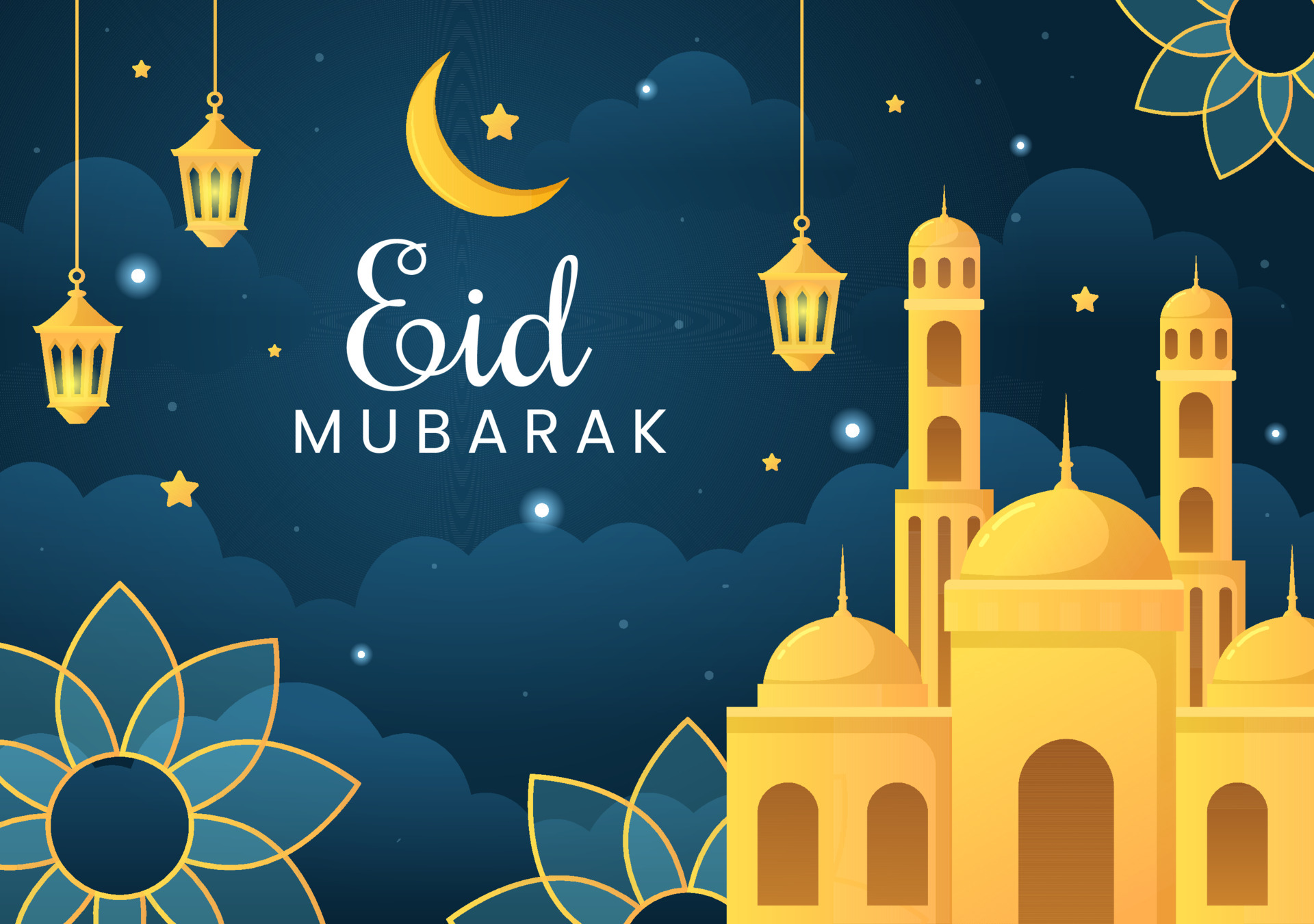 Eid Mubarak HD Wallpaper and Background