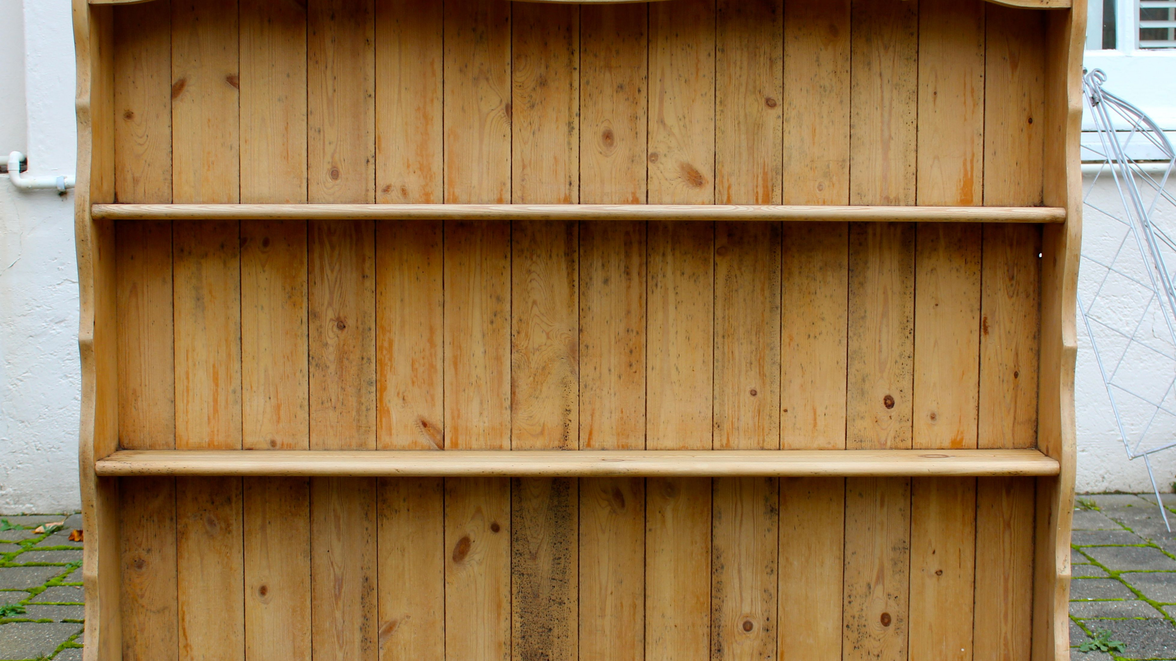 Empty Bookshelf HD Desktop Wallpaper 126267