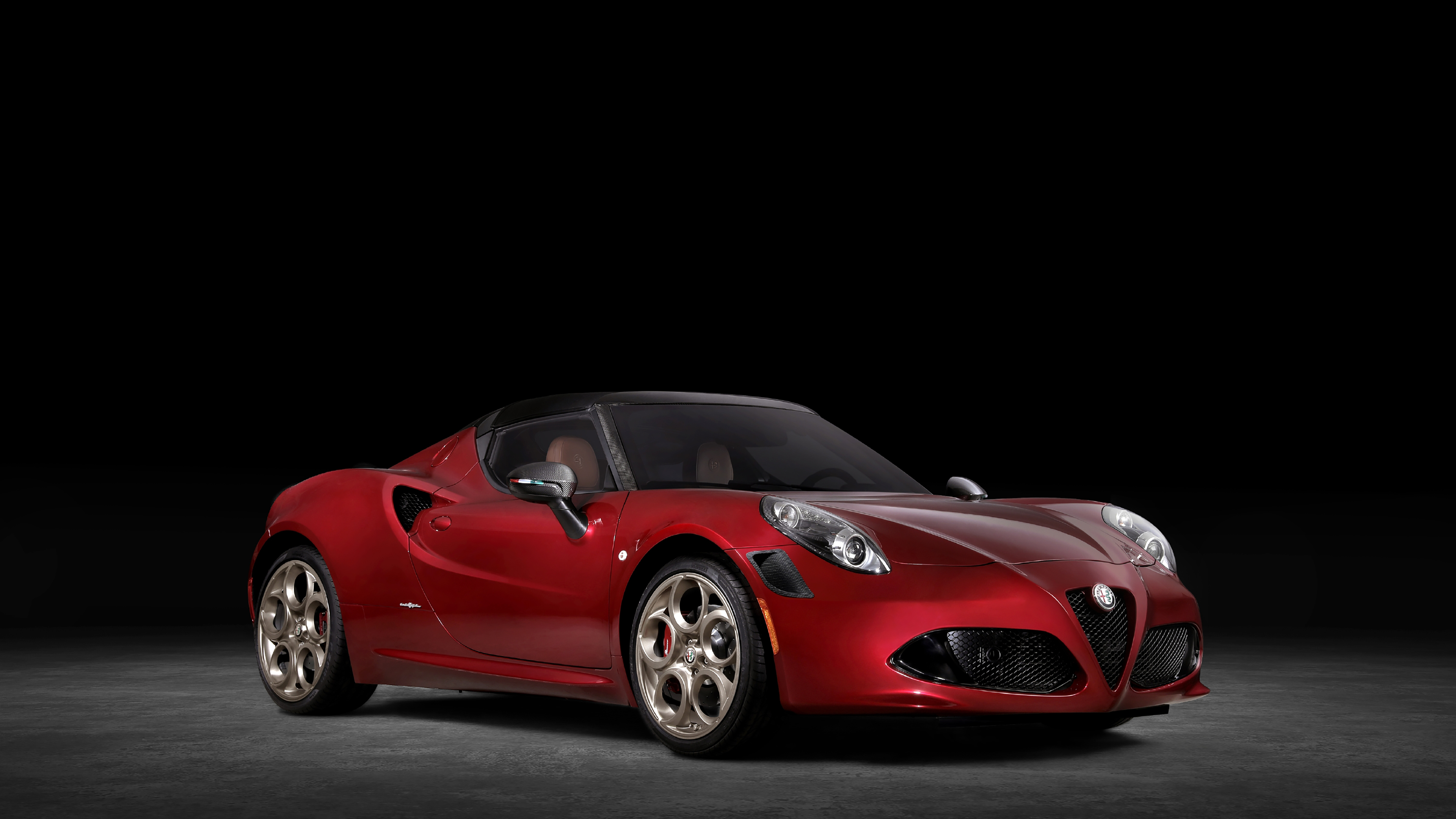 Alfa Romeo 4C Spider 33 Stradale Tributo 4K Wallpaper Car Wallpaper