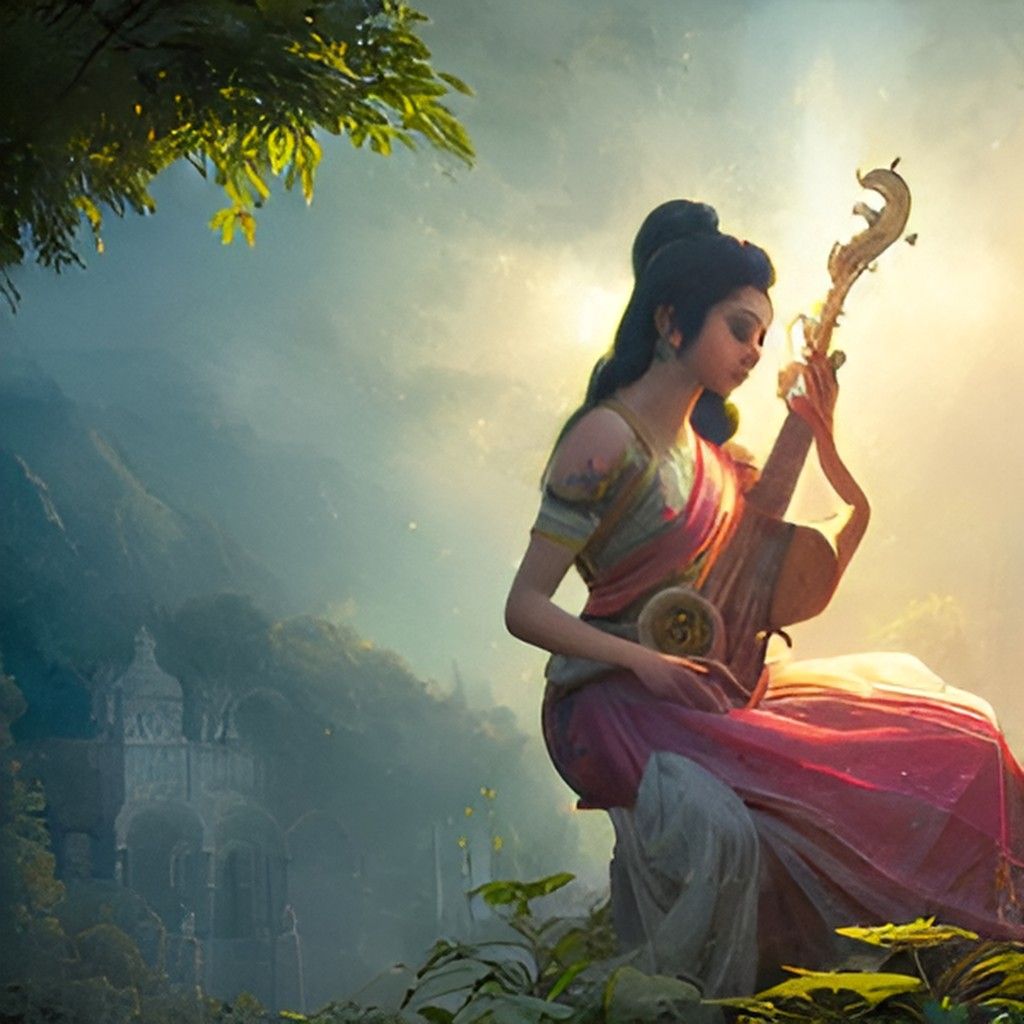 Goddess Saraswati.. Goddess art, Greek goddess art, God artwork