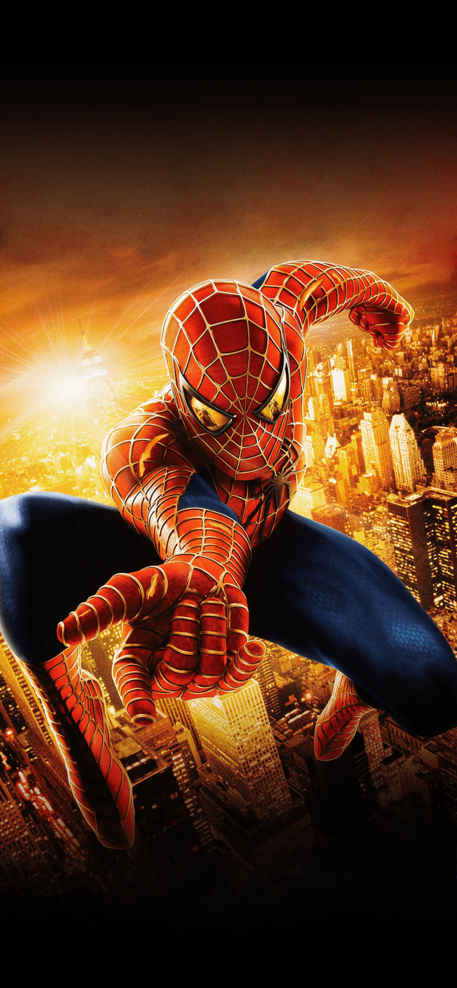 Removed The Text From Sam Raimi's Spider Man 2 (2004) And Converted It Into A Mobile Wallpaper Format And Filled In The Gaps. [2160 X 3840] [2160 X 4677]
