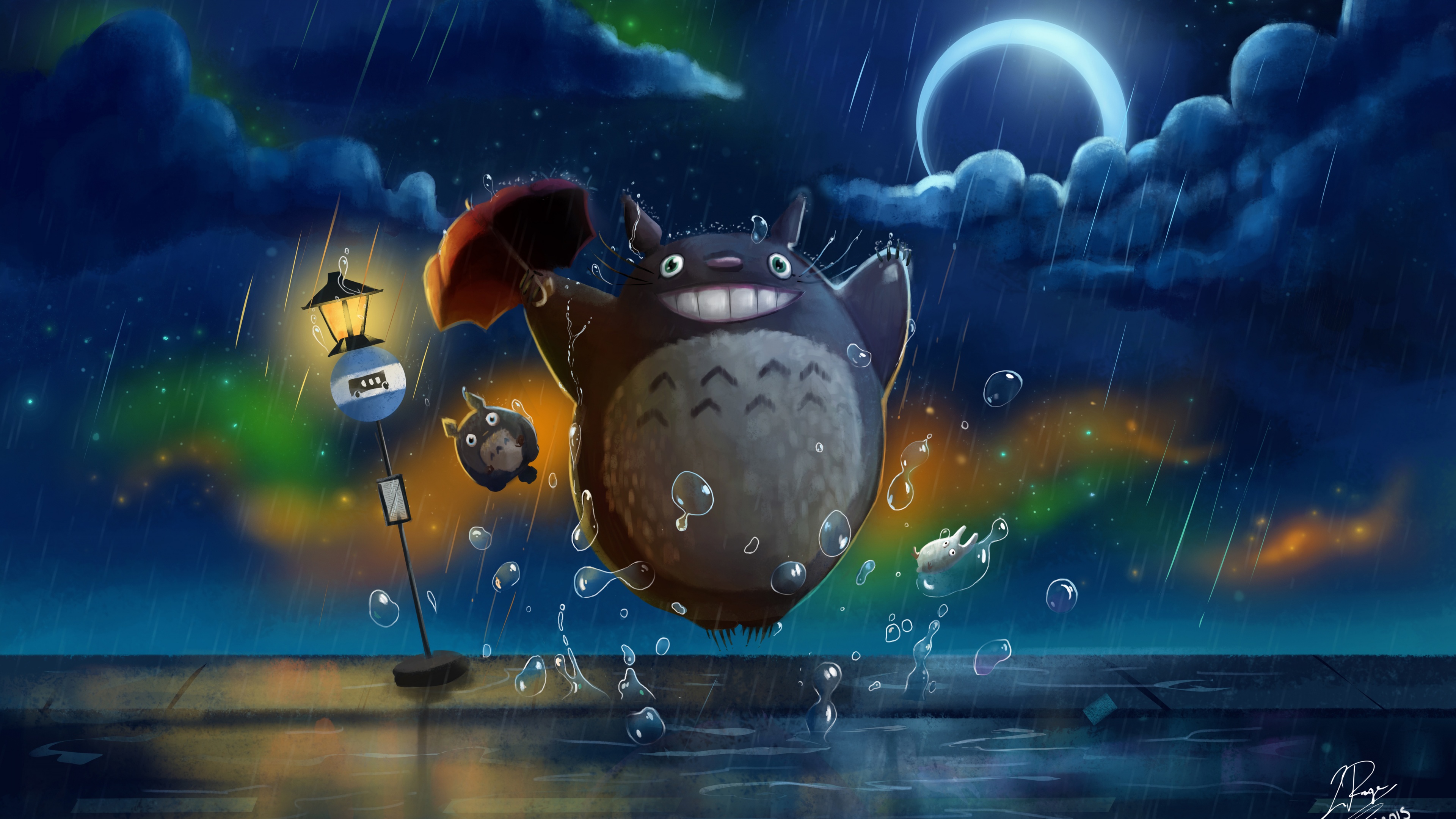 My Neighbor Totoro Wallpaper 4K, Tonari
