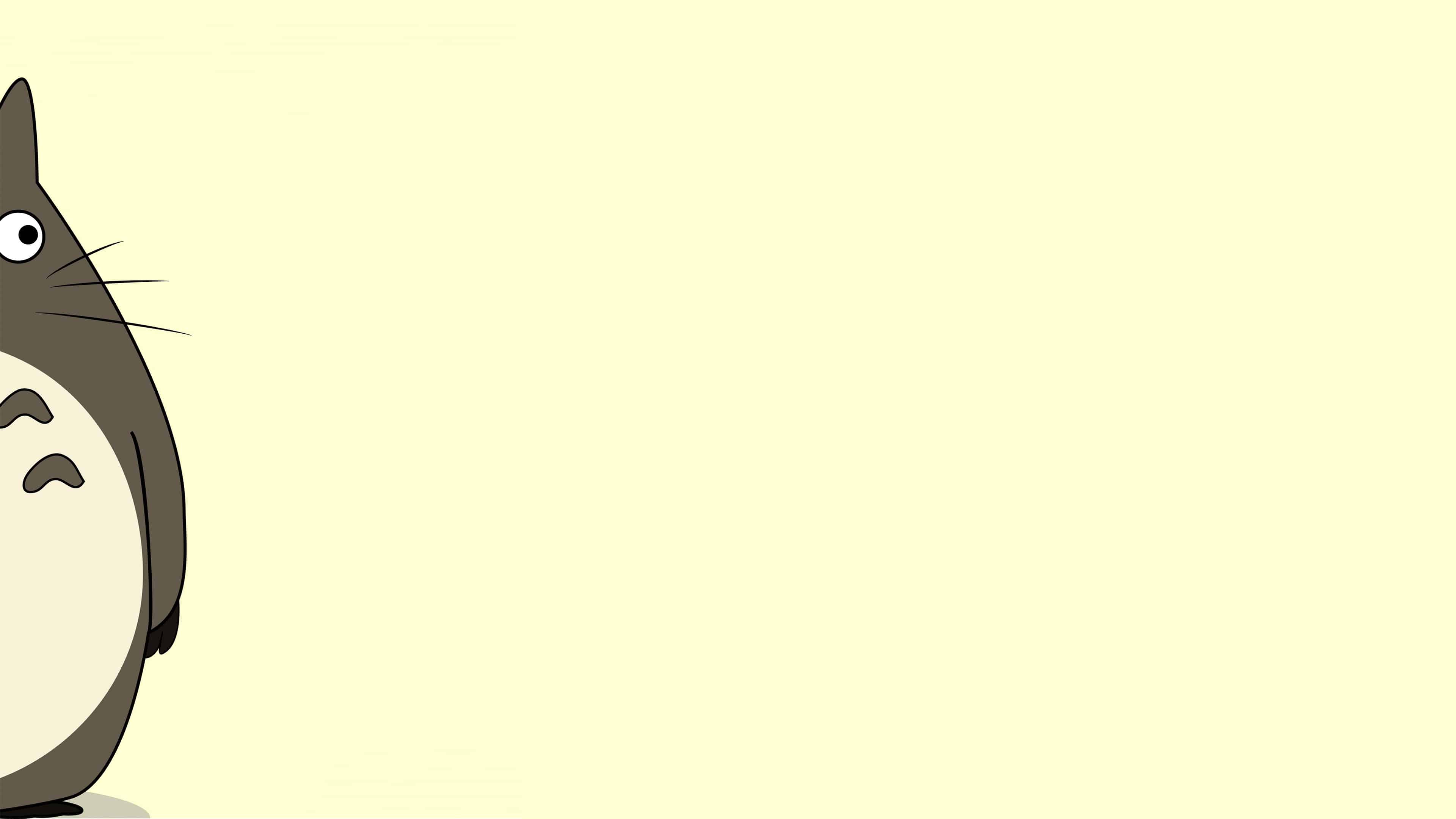 Title: My Neighbor Totoro Side UHD 4K Wallpaper