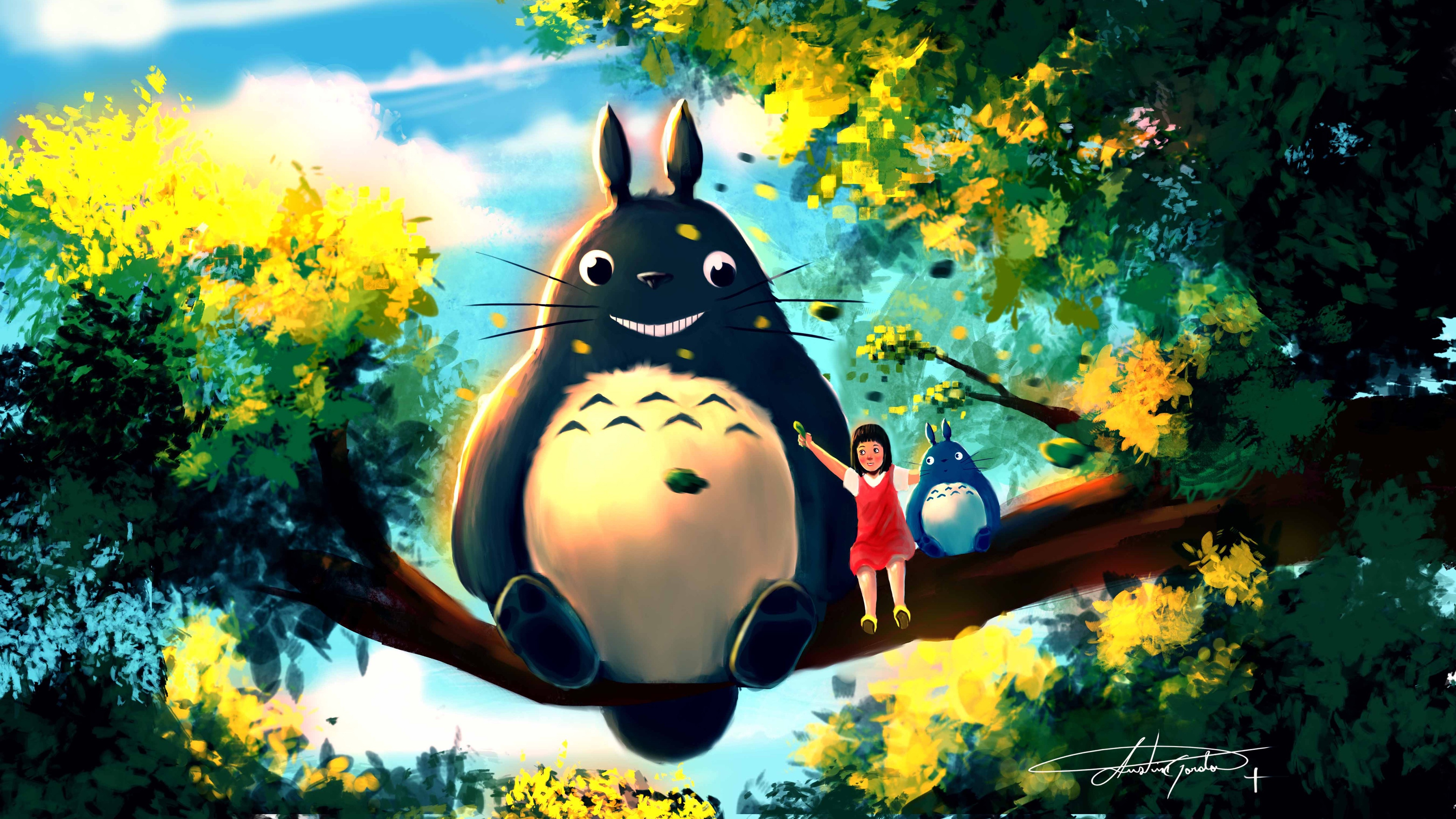 My Neighbor Totoro Wallpaper 4K, Mei