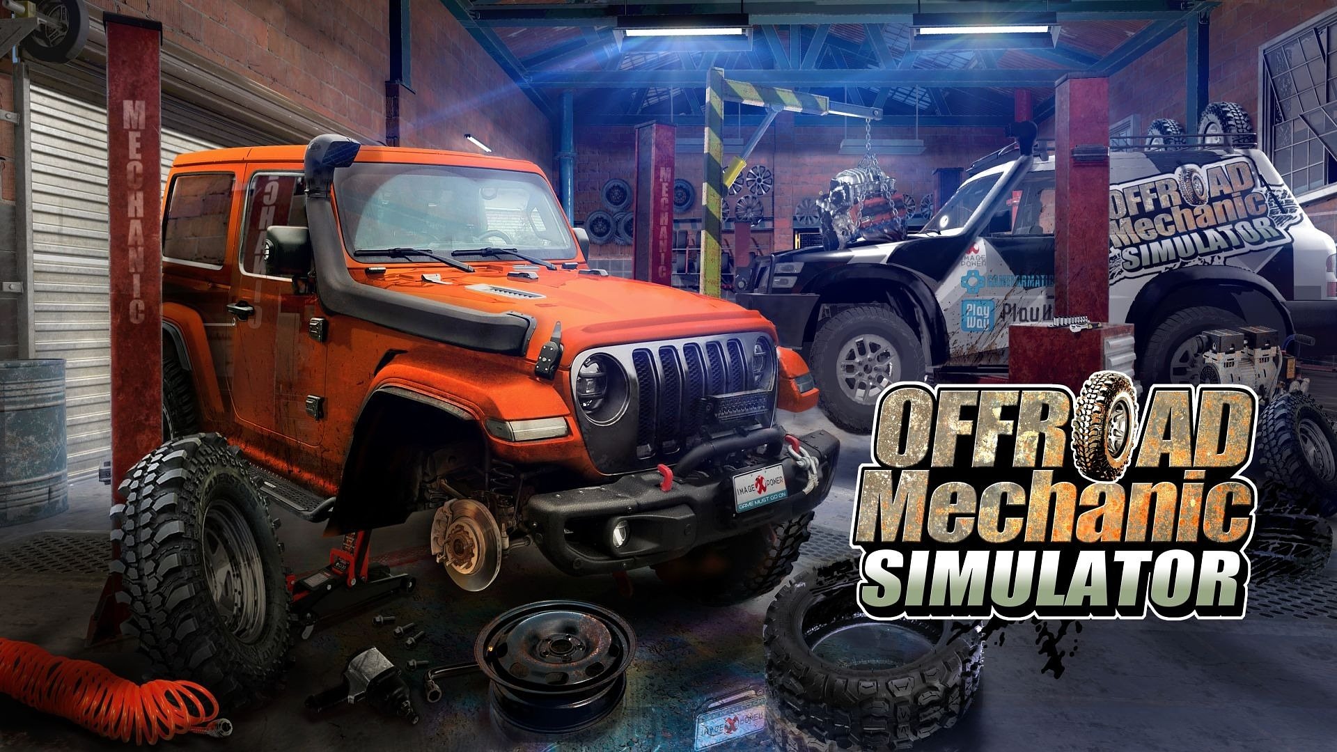 Unpaved roads, adrenaline, and hard work in the garage. Offroad Mechanic Simulator is coming to Steam!