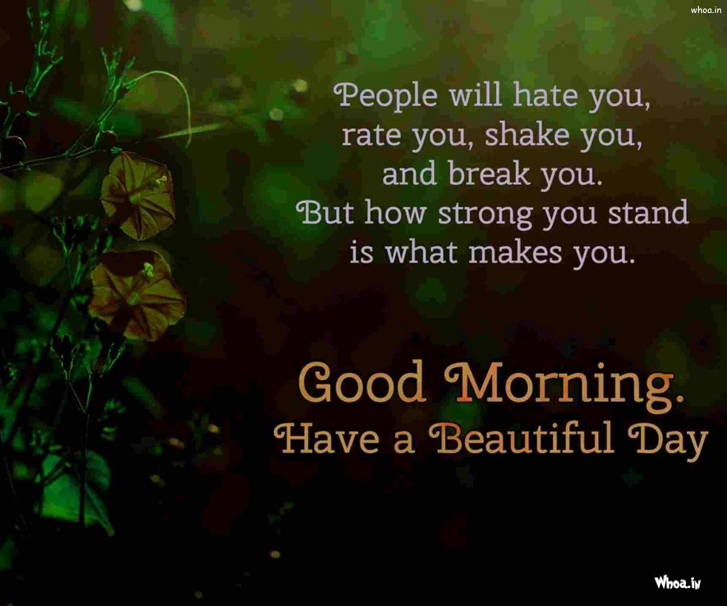 Good Thoughts Good Morning Wallpaper Download For Morning