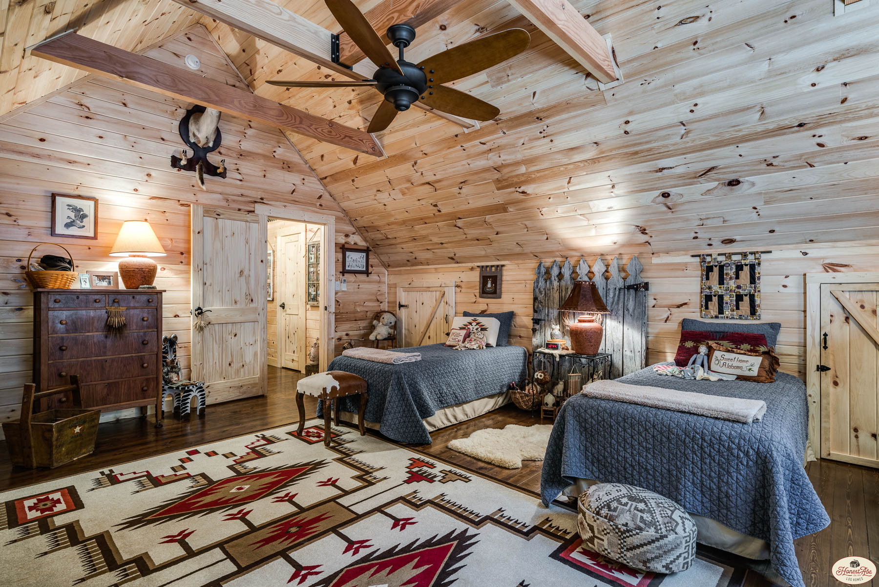 Log Home Interior Picture Abe Log Homes & Cabins
