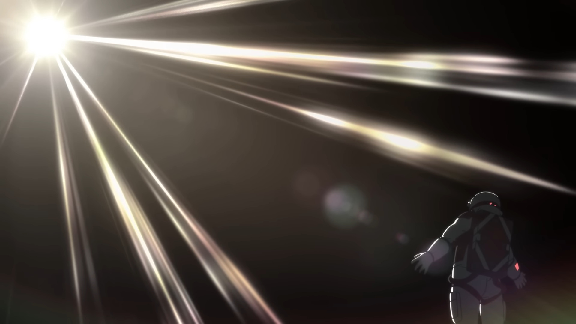 Cyberpunk: Edgerunners, Lucyna Kushinada (Cyberpunk: Edgerunners), space, anime girls, anime, Anime screenshot, spacesuit, minimalismx1080 Wallpaper