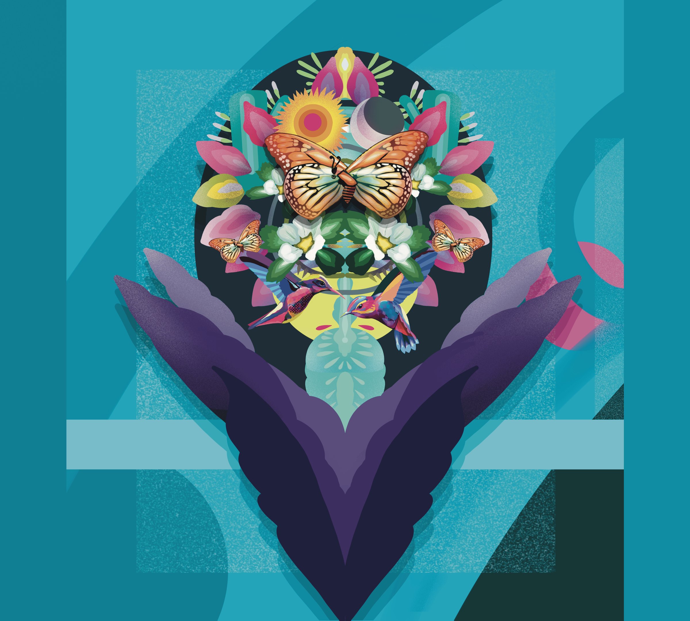 Made By Google Join Us In Celebrating #HispanicHeritageMonth! Mexican Artist SENKOE Created Pixel Exclusive Wallpaper Honoring Pre Hispanic Life And Ancient Mexican Culture. Find Them In The “Curated Culture” Section Of