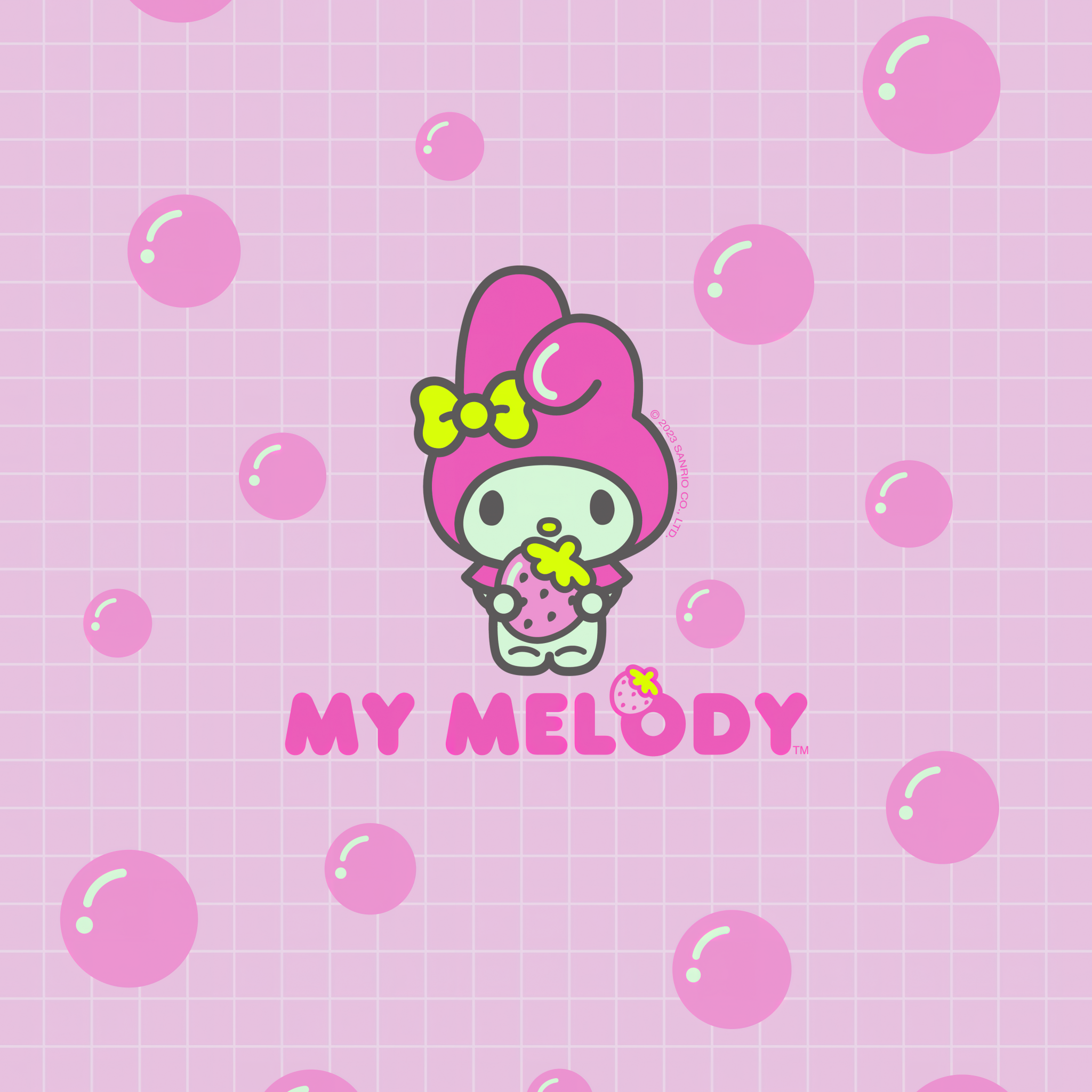 My Melody Wallpapers 4K, Cute cartoon, Pink, 5K