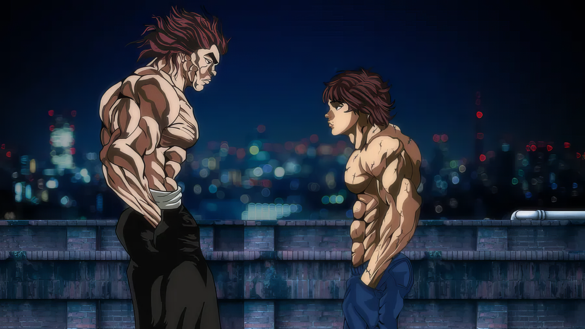 Download Baki vs. Yujiro HD Wallpaper
