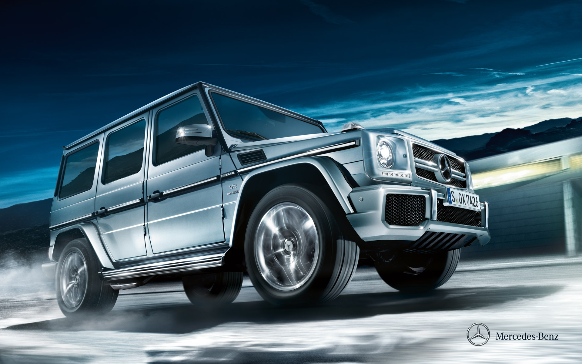 Wallpaper Silver Mercedes Benz g Class Suv, Background Free Image