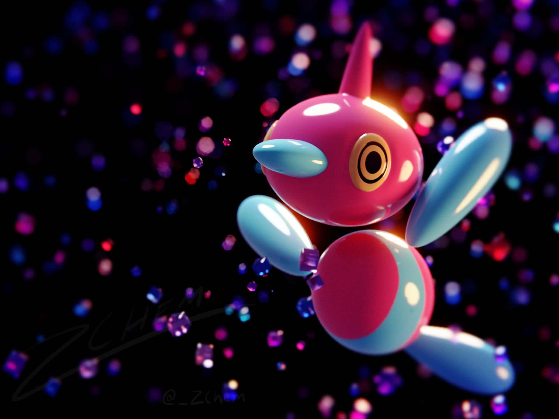 Download Porygon Z Ultimate Digital Pokemon Wallpaper