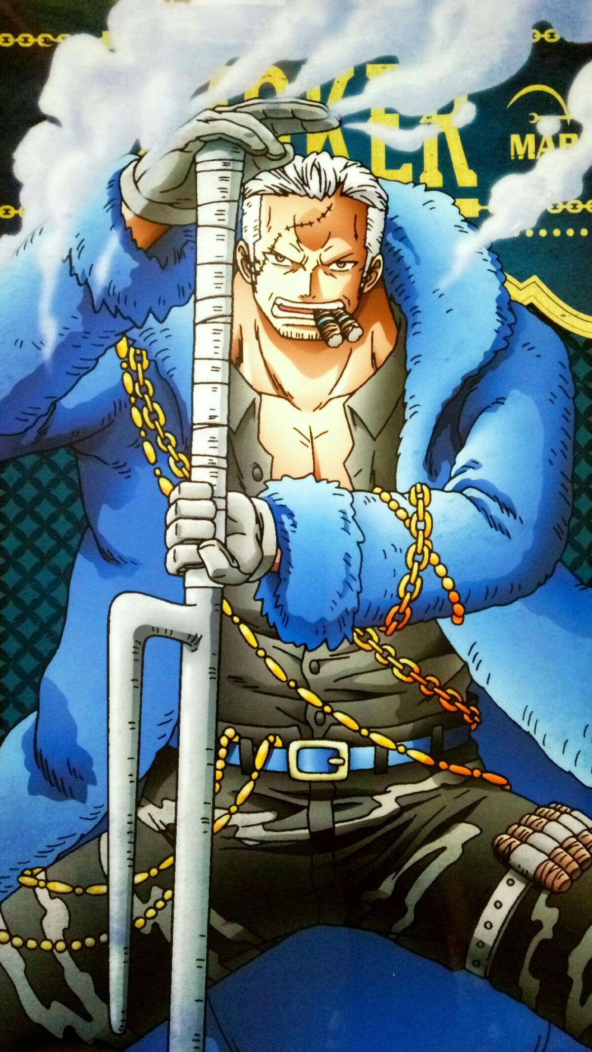 Smoker.. One Piece. Manga anime one piece, One piece movies, Piecings
