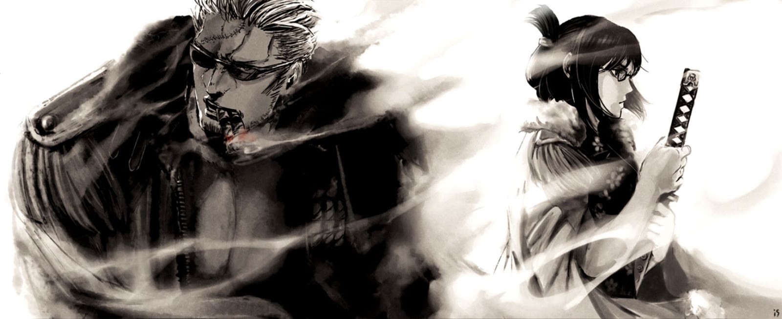Free download Smoker One Piece Anime Background Wallpaper [1600x654] for your Desktop, Mobile & Tablet. Explore Tashigi Wallpaper