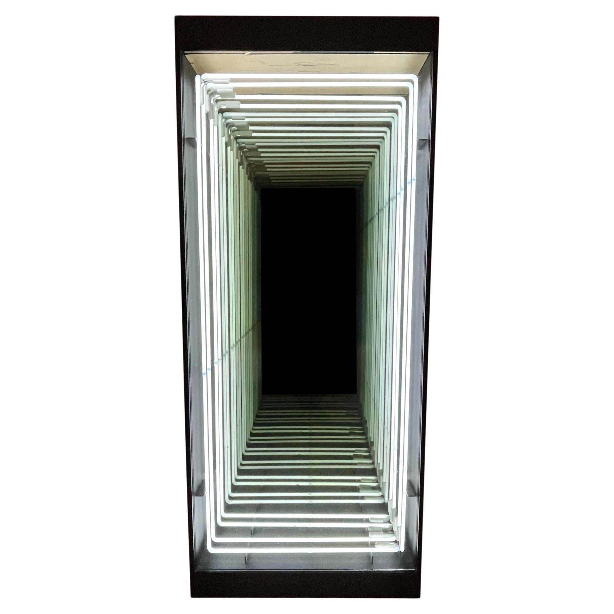 Monumental Neon Infinity Mirror by Merit Los Angeles at 1stDibs. wall infinity mirror, infinity mirror wallpaper, google infinity mirror wallpaper