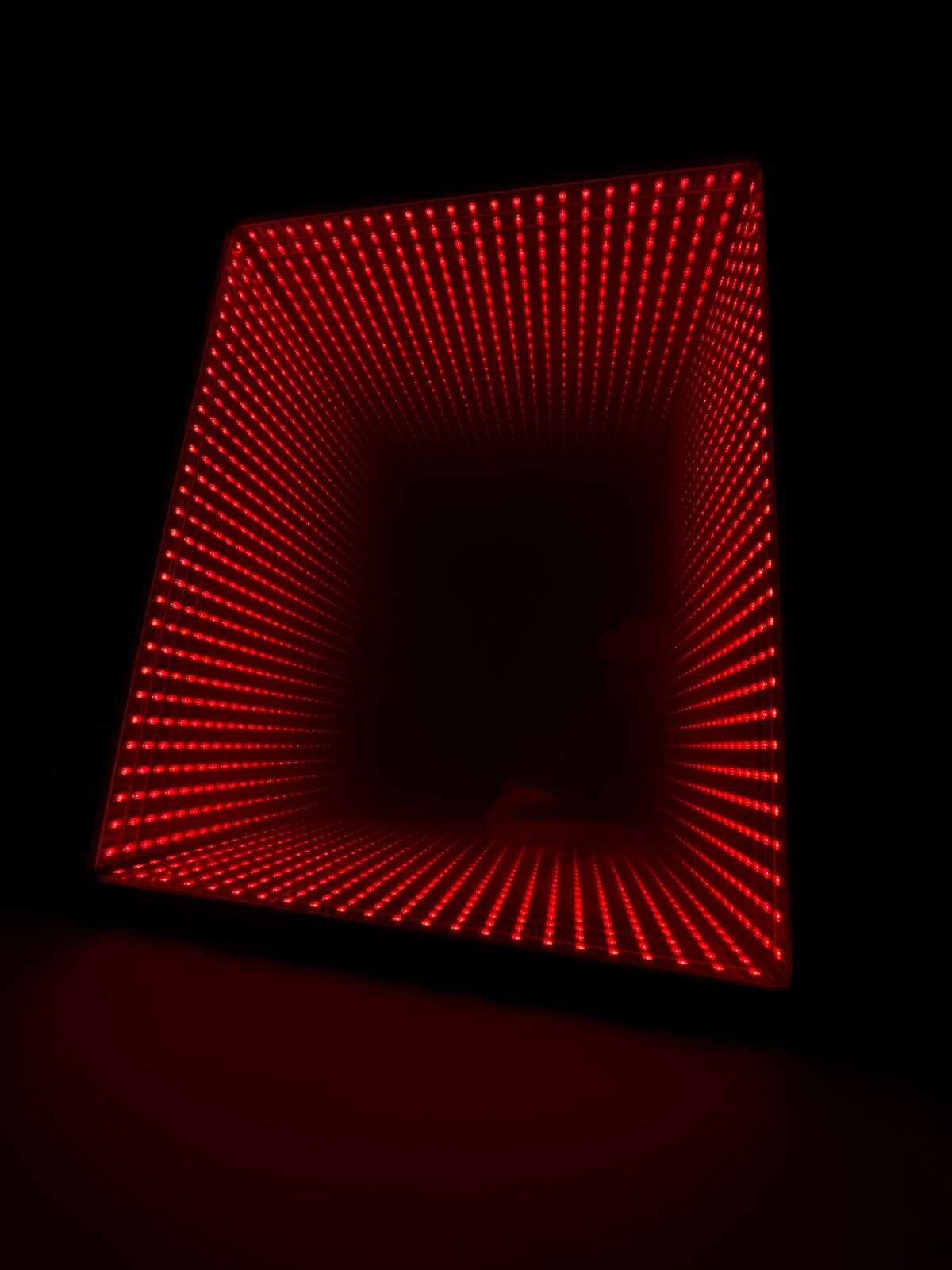 LED Infinity Mirror 3D Tunnel Mirror Light Portal Infinity Light Cool