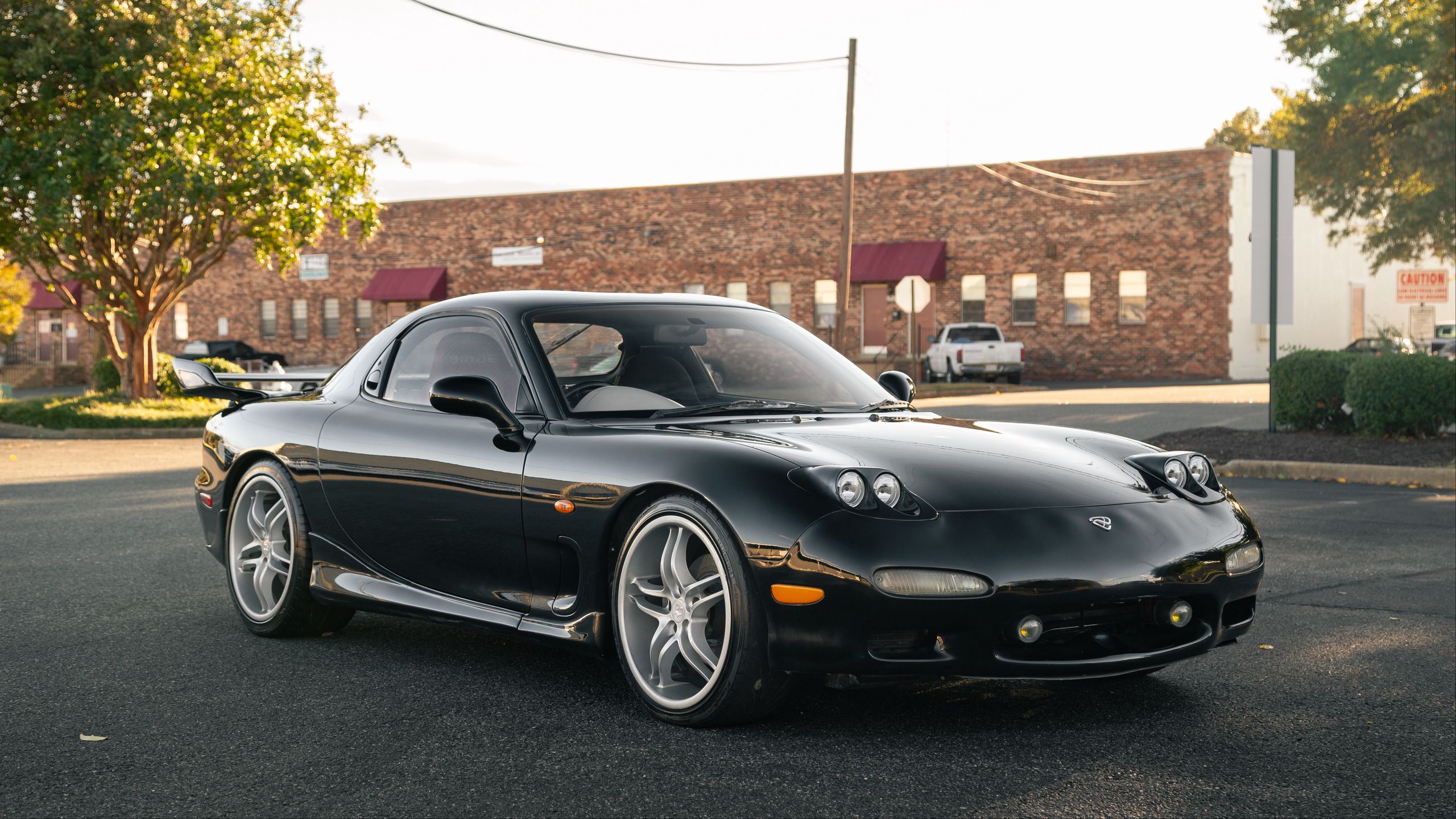 Download Wallpaper 2560x1440 Mazda Rx 7, Mazda, Car, Black Widescreen 16:9 HD Background