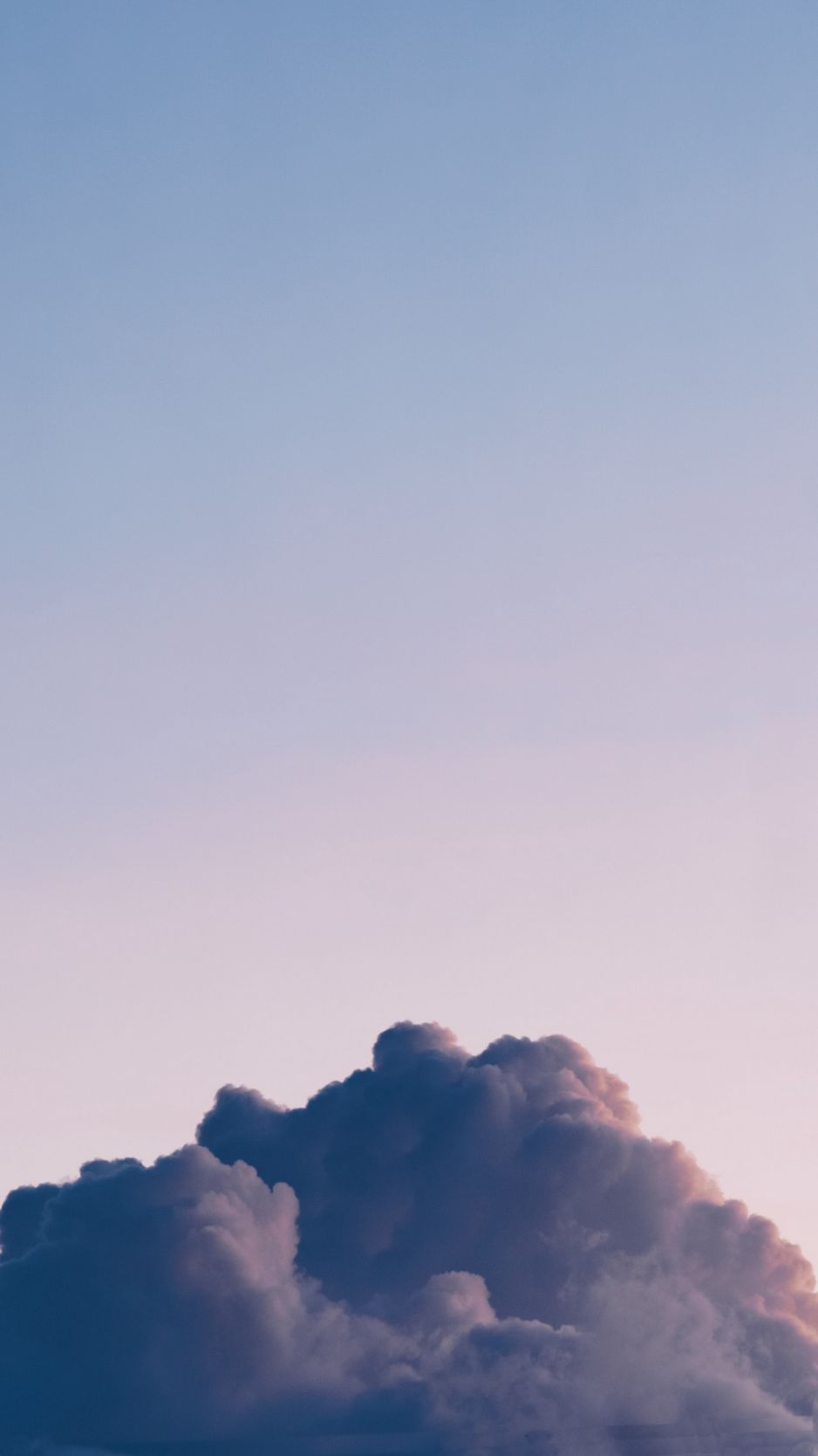 Download Wallpaper 938x1668 Cloud, Sky, Atmosphere, Minimalism Iphone 8 7 6s 6 For Parallax HD Background