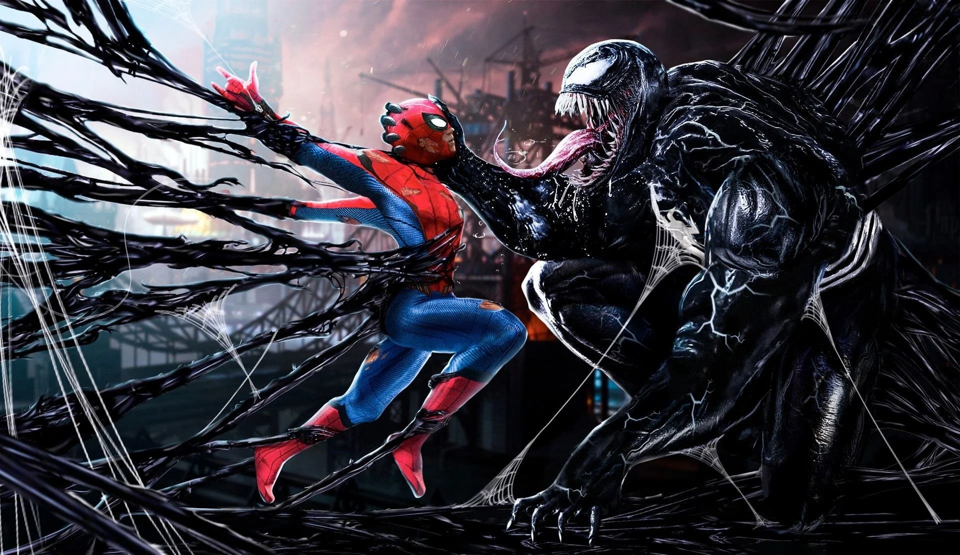 Spider man venom Wallpaper Download