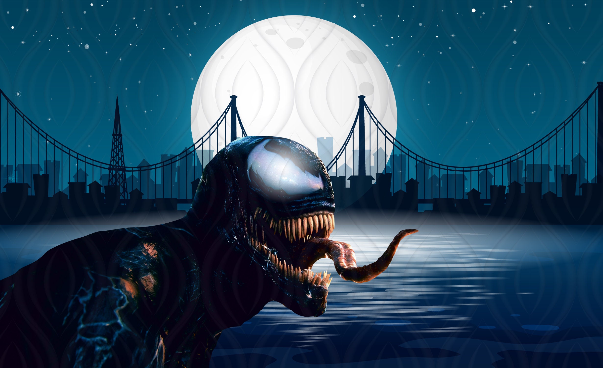 Venom Wallpaper Peel and Stick for Teenager Room Spiderman