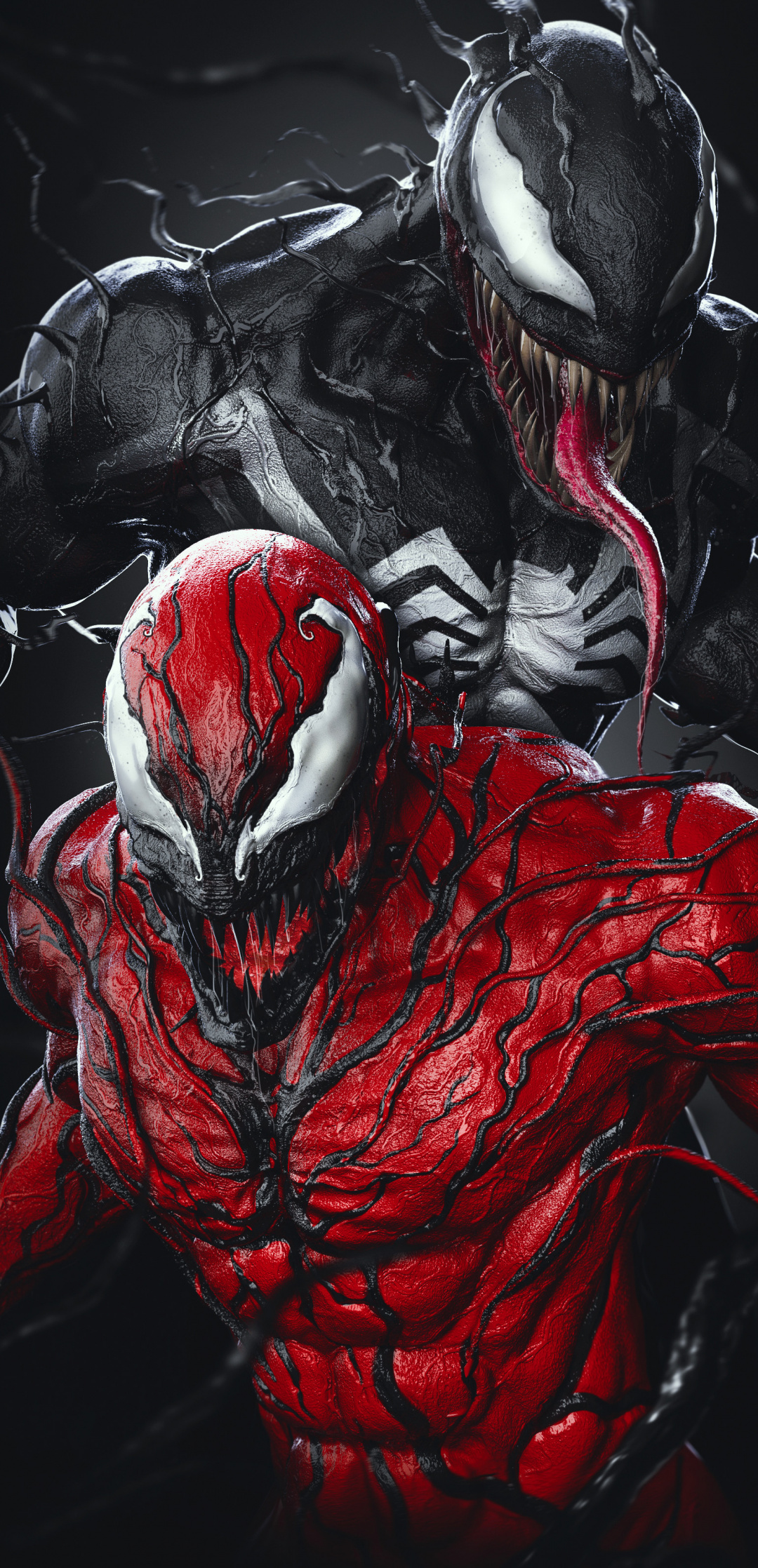 Wallpaper Venom X Carnage, Carnage, Venom, Anti Venom, Spider Man, Background Free Image