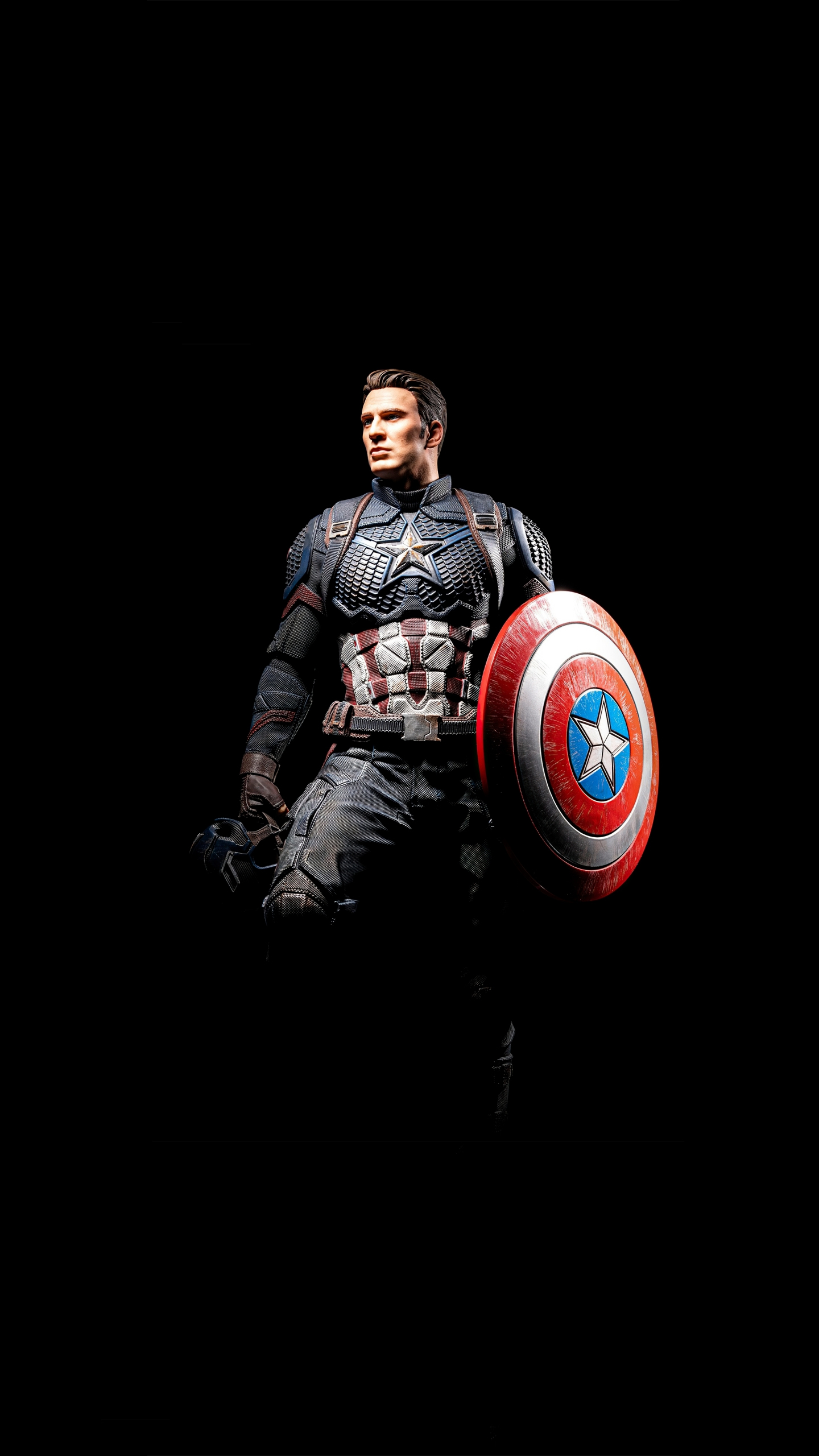 Download wallpaper 1440x2560 captain america, toy art, dark, qhd samsung galaxy s6, s7, edge, note, lg g4, 1440x2560 HD background, 25451