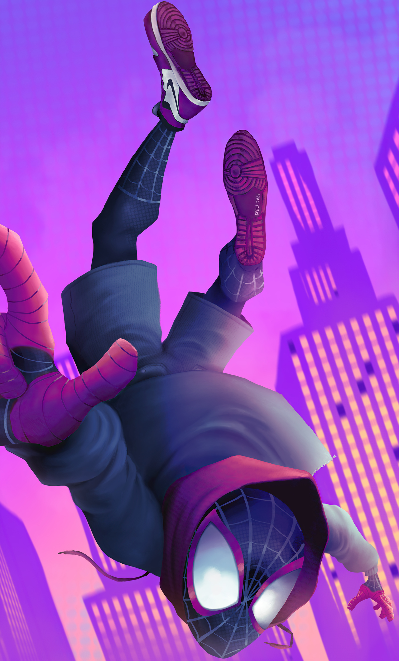 Spider Man Miles Morales Comic Book Art 4k iPhone HD 4k Wallpaper, Image, Background, Photo and Picture