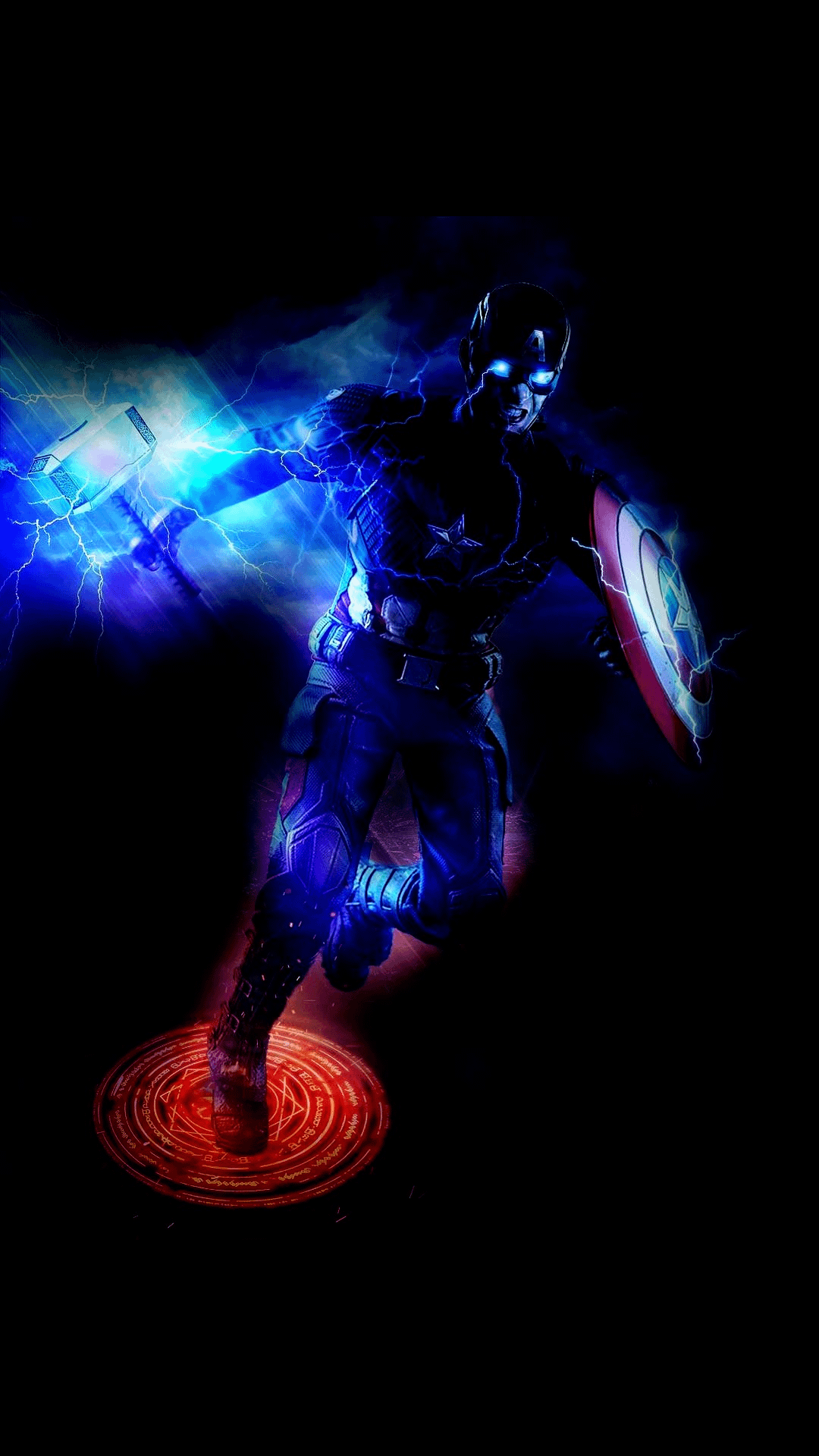 1080x1920○65.88%True Black○Captain America Wallpaper
